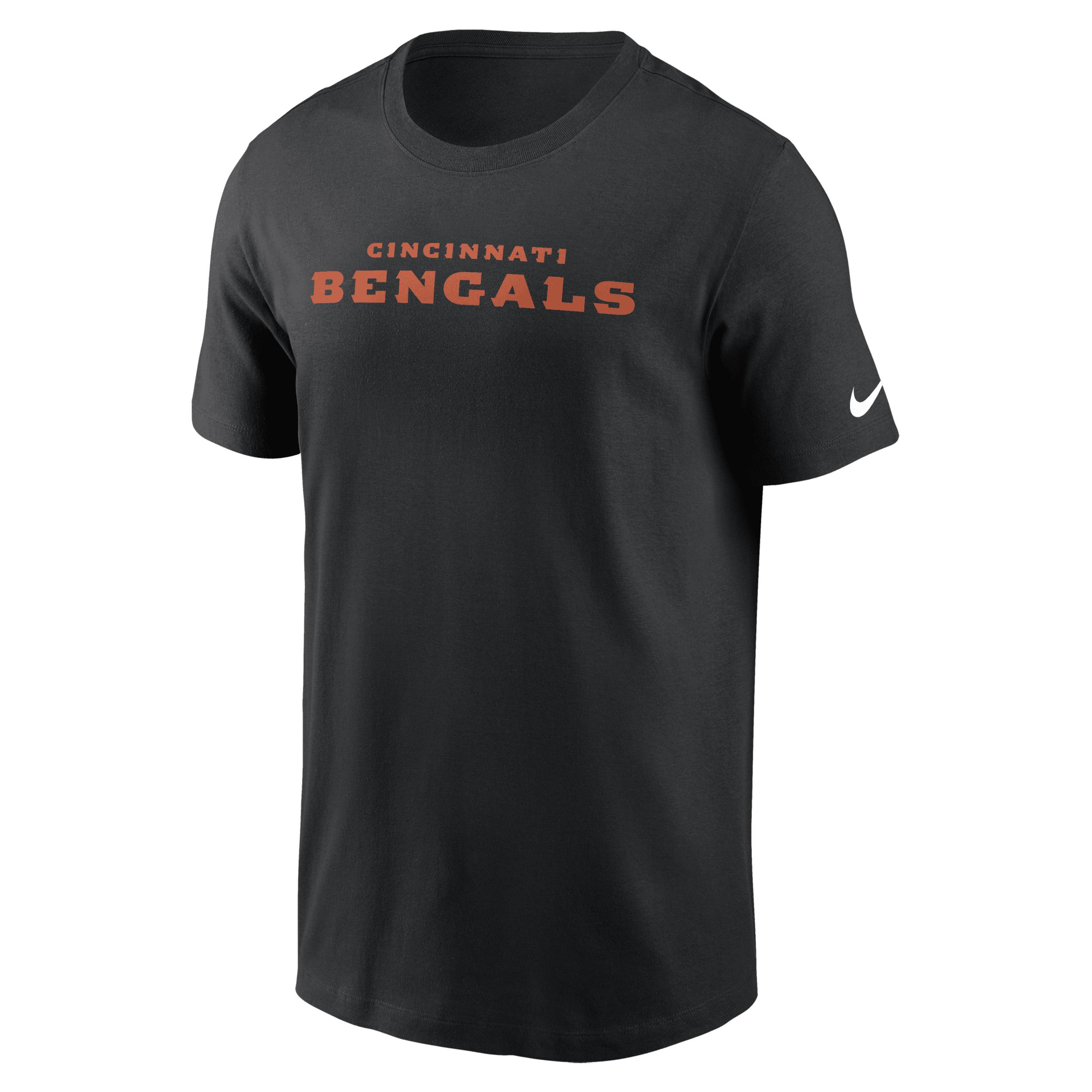 Cincinnati Bengals Primetime Wordmark Essential Nike Men's NFL T-Shirt by NIKE