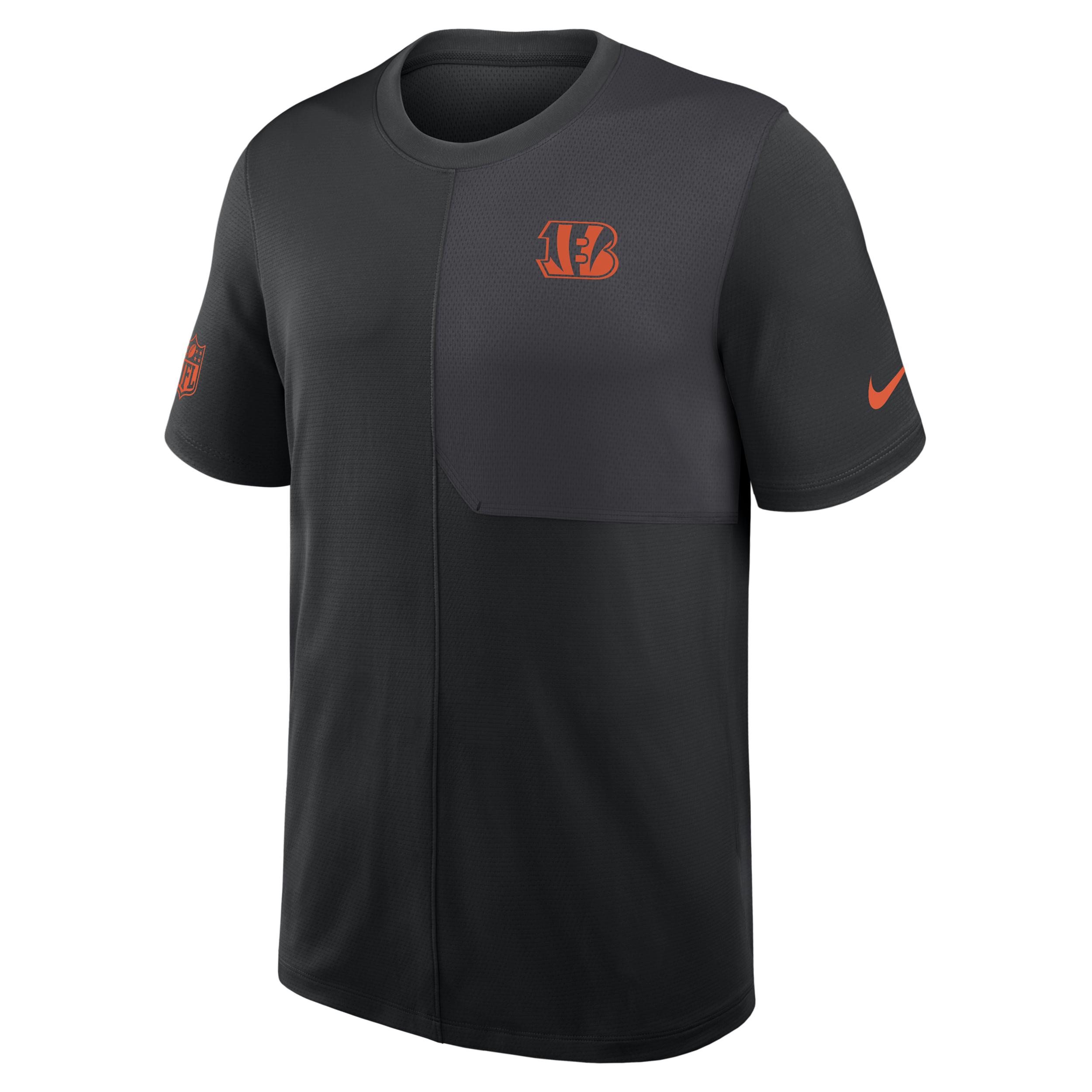Cincinnati Bengals Sideline Coach Nike Men's Dri-FIT NFL Top by NIKE
