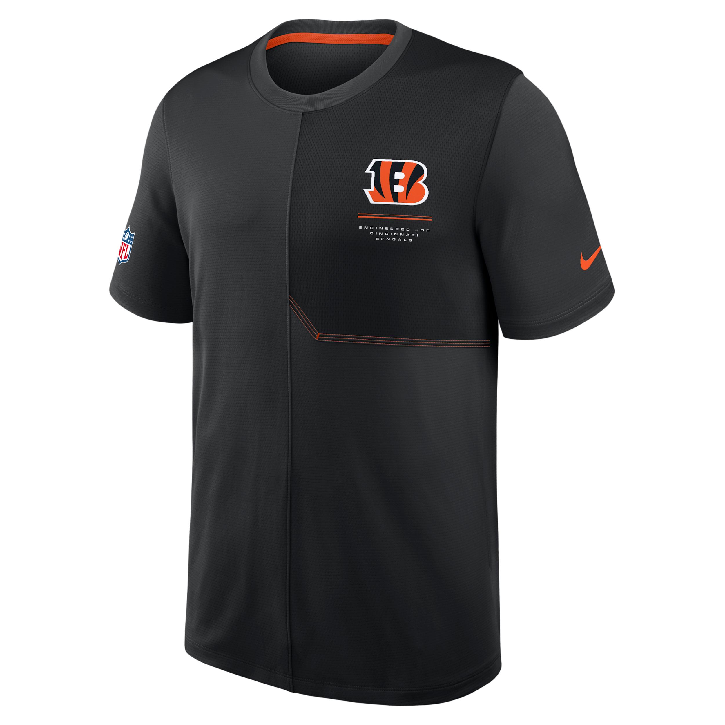 Cincinnati Bengals Sideline Coach Nike Men's Dri-FIT NFL Top by NIKE