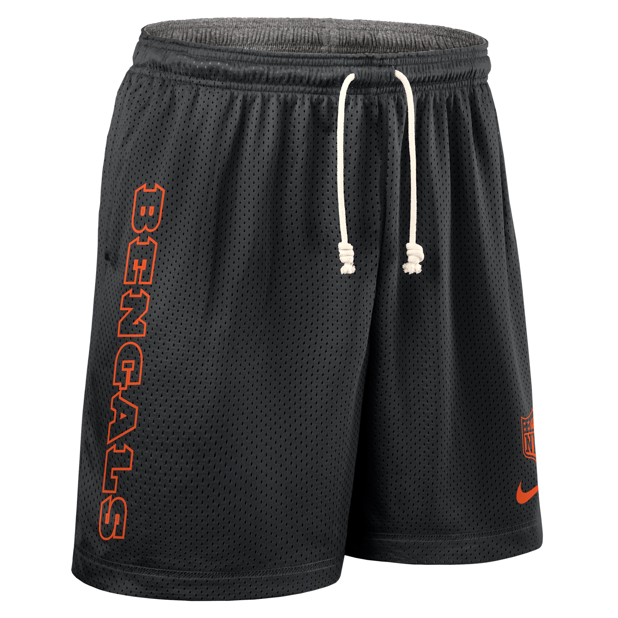 Cincinnati Bengals Sideline Reversible Menâs Nike Men's Dri-FIT NFL Shorts by NIKE