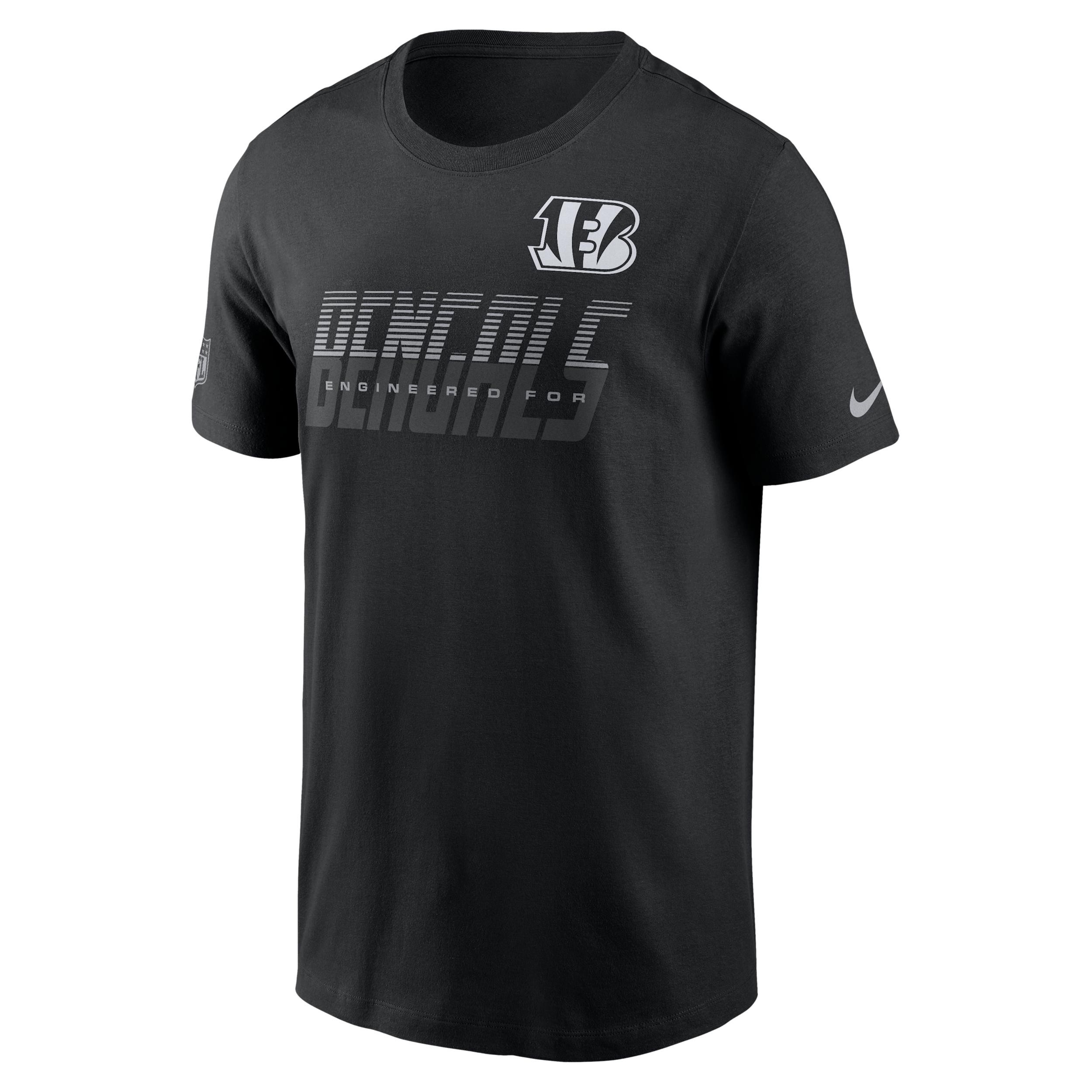 Cincinnati Bengals Sideline Team Issue Nike Men's Dri-FIT NFL T-Shirt by NIKE