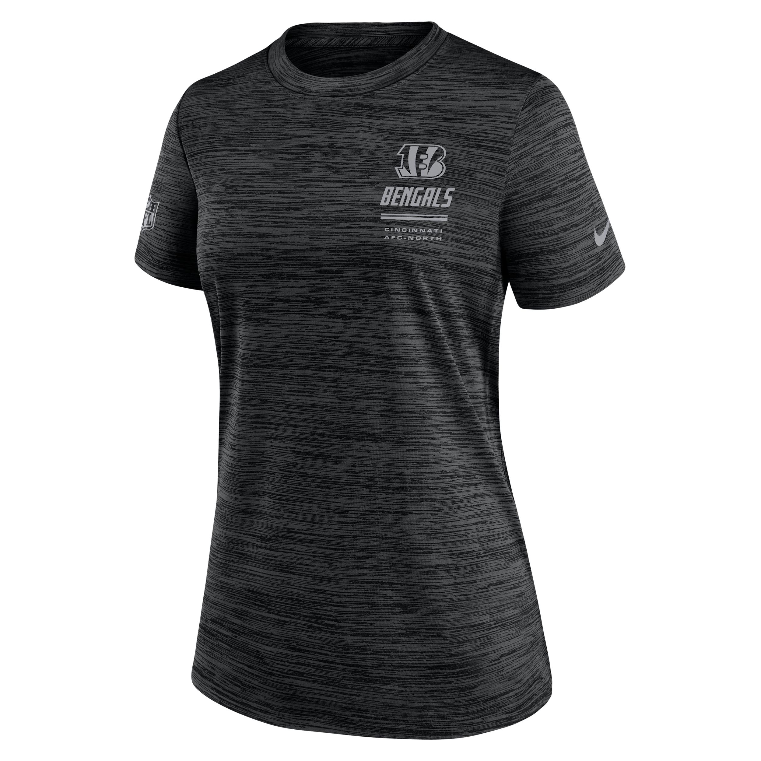 Cincinnati Bengals Sideline Velocity Nike Women's Dri-FIT NFL T-Shirt by NIKE