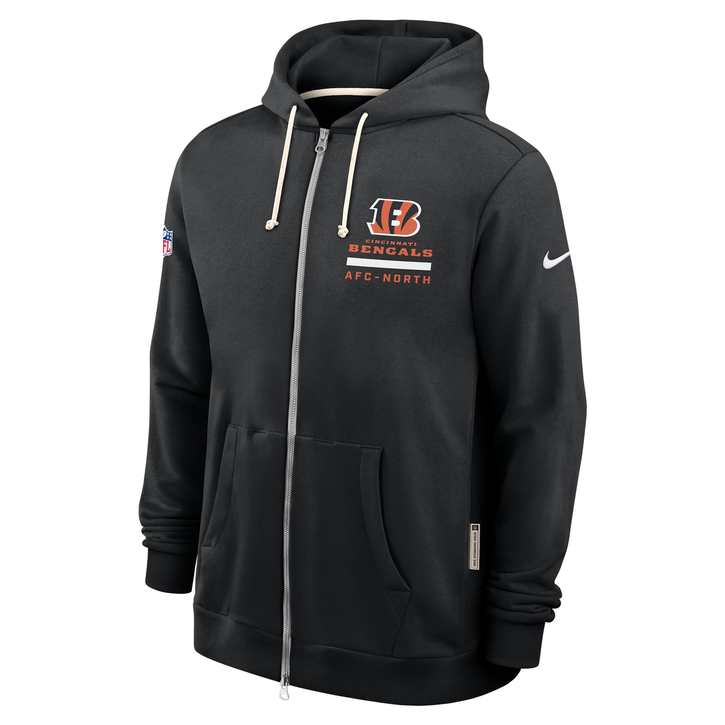 Cincinnati Bengals Utility Player Sideline Nike Men's Dri-FIT NFL Full-Zip Hoodie by NIKE