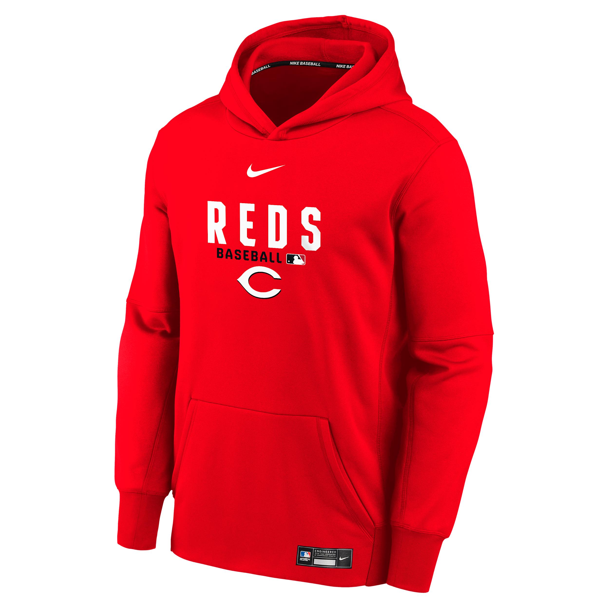 Cincinnati Reds Big Kids' Nike Therma-FIT Hood by NIKE