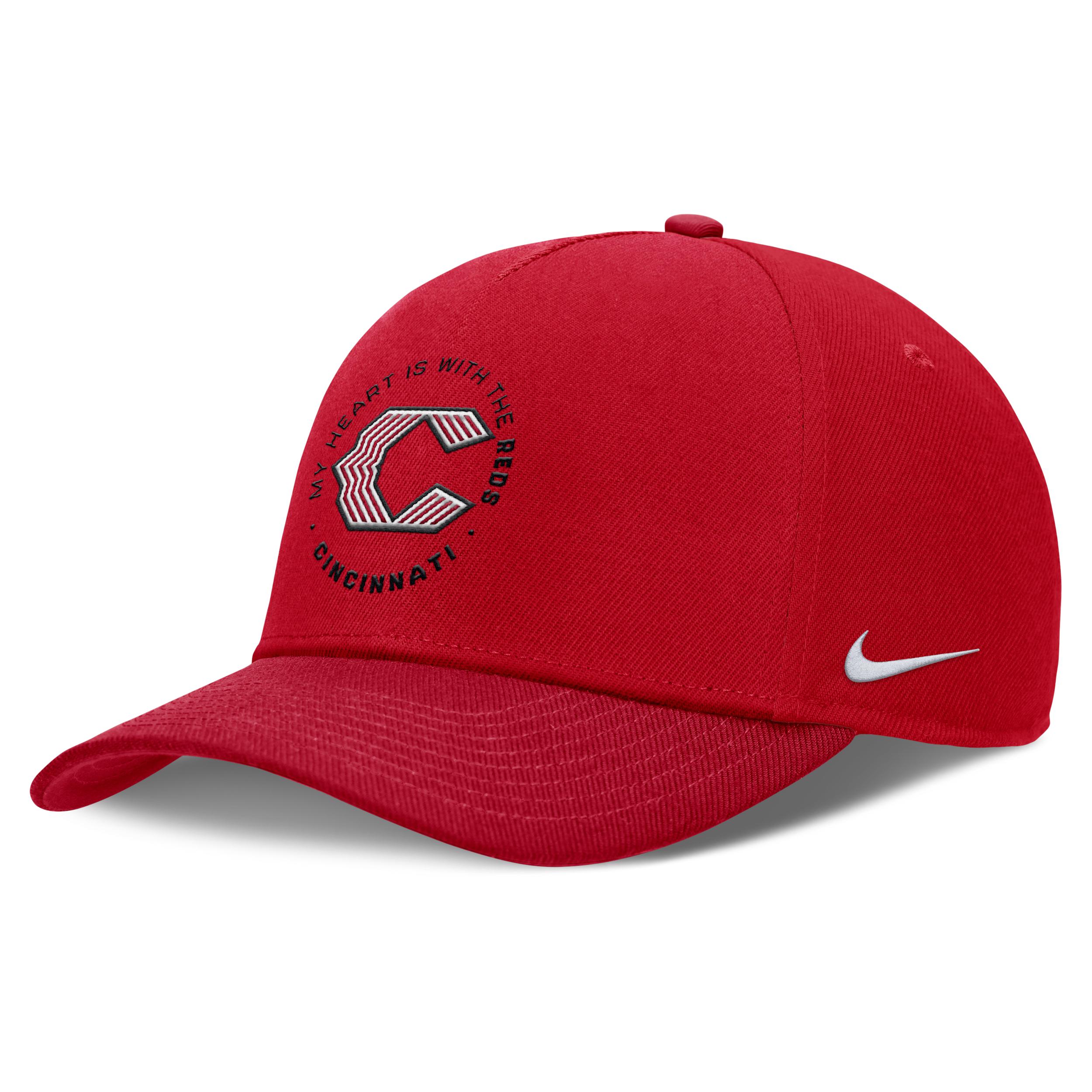 Cincinnati Reds City Connect Rise Nike Men's Dri-FIT MLB A-Frame Adjustable Hat by NIKE
