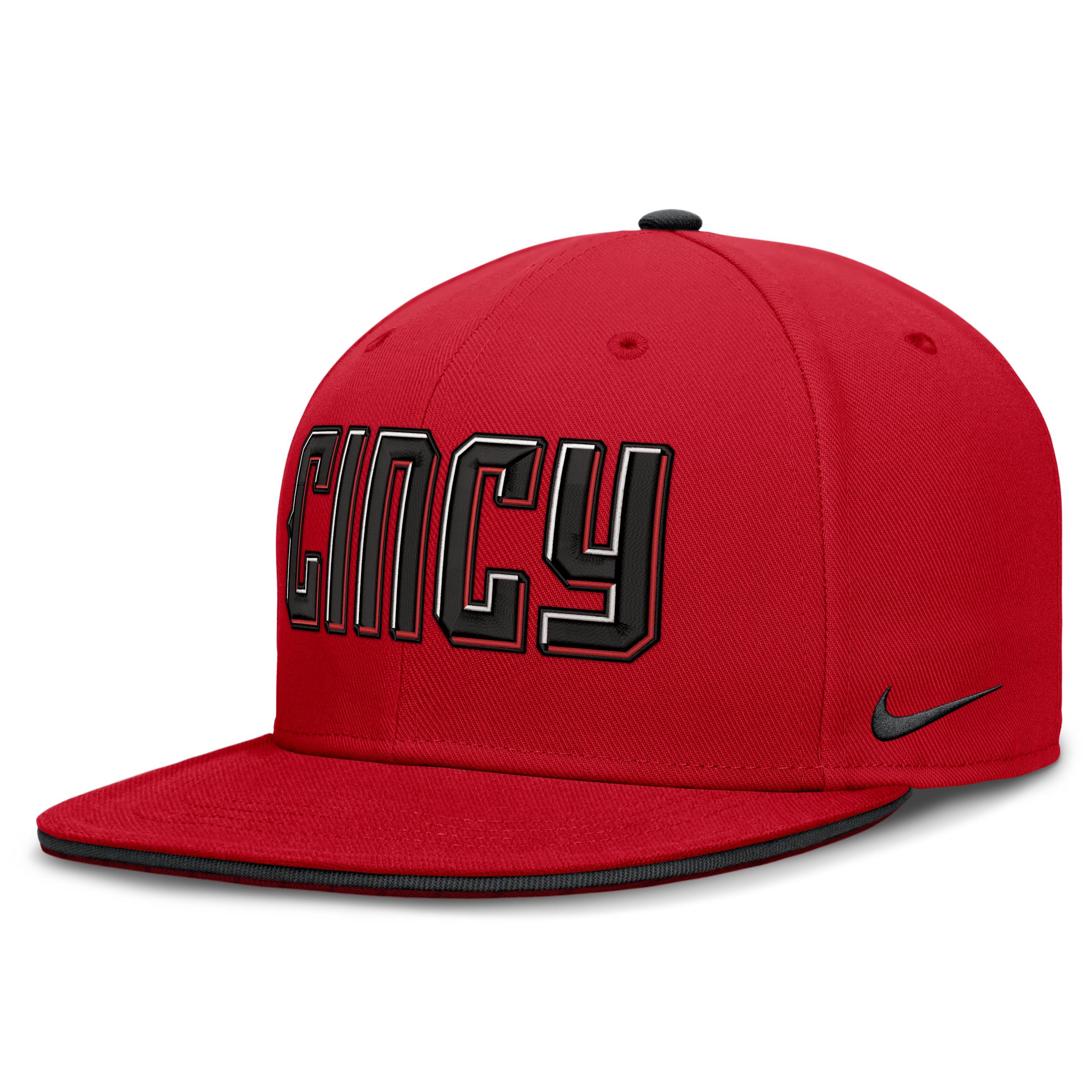 Cincinnati Reds City Connect True Nike Men's Dri-FIT MLB Fitted Hat by NIKE