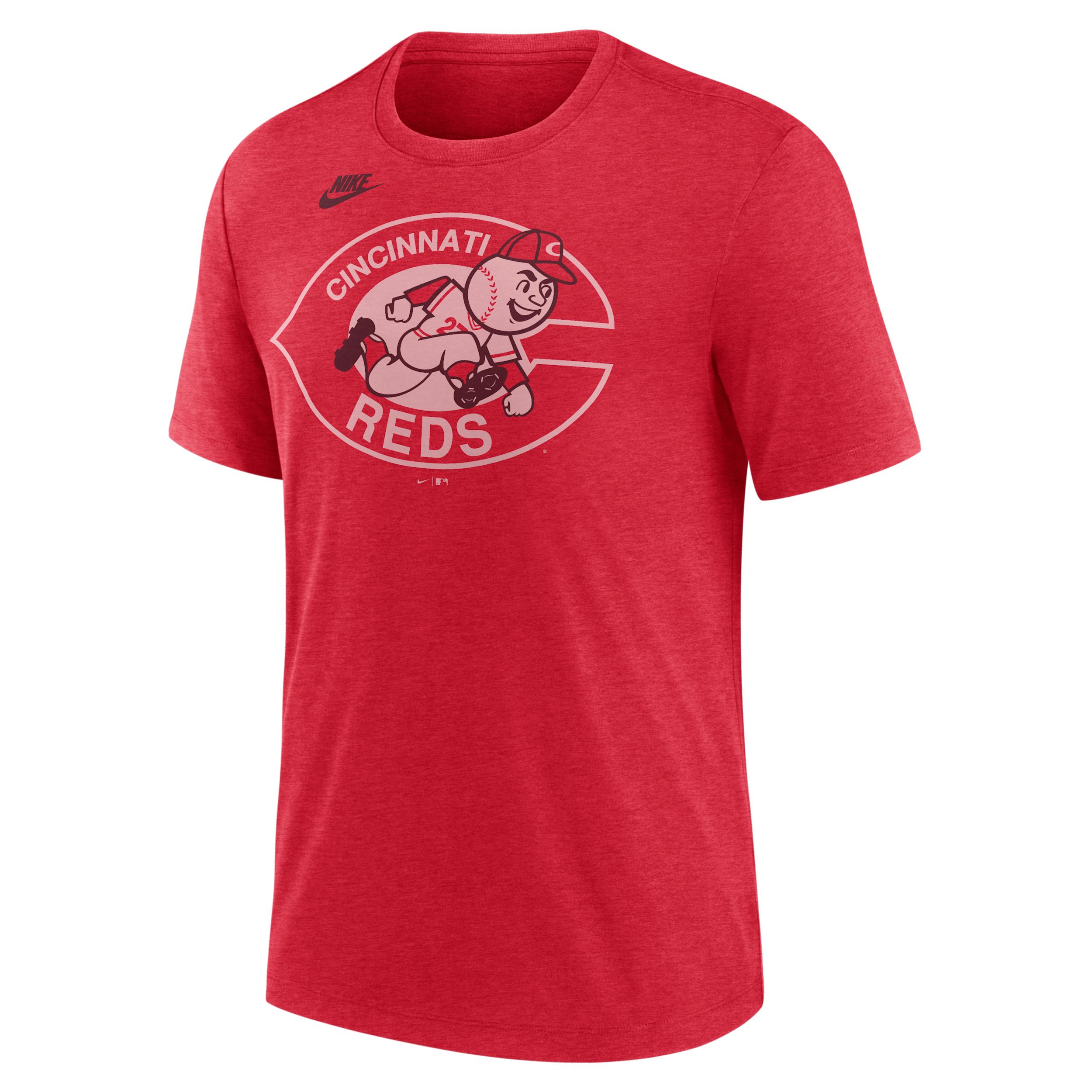 Cincinnati Reds Cooperstown Logo Nike Men's MLB T-Shirt by NIKE