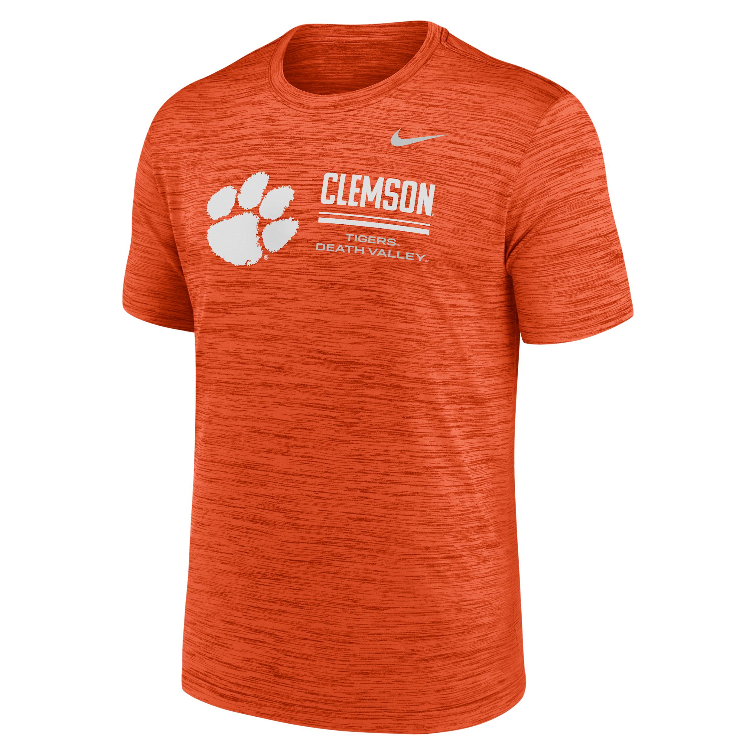 Clemson Sideline Velocity Nike Men's Dri-FIT College T-Shirt by NIKE