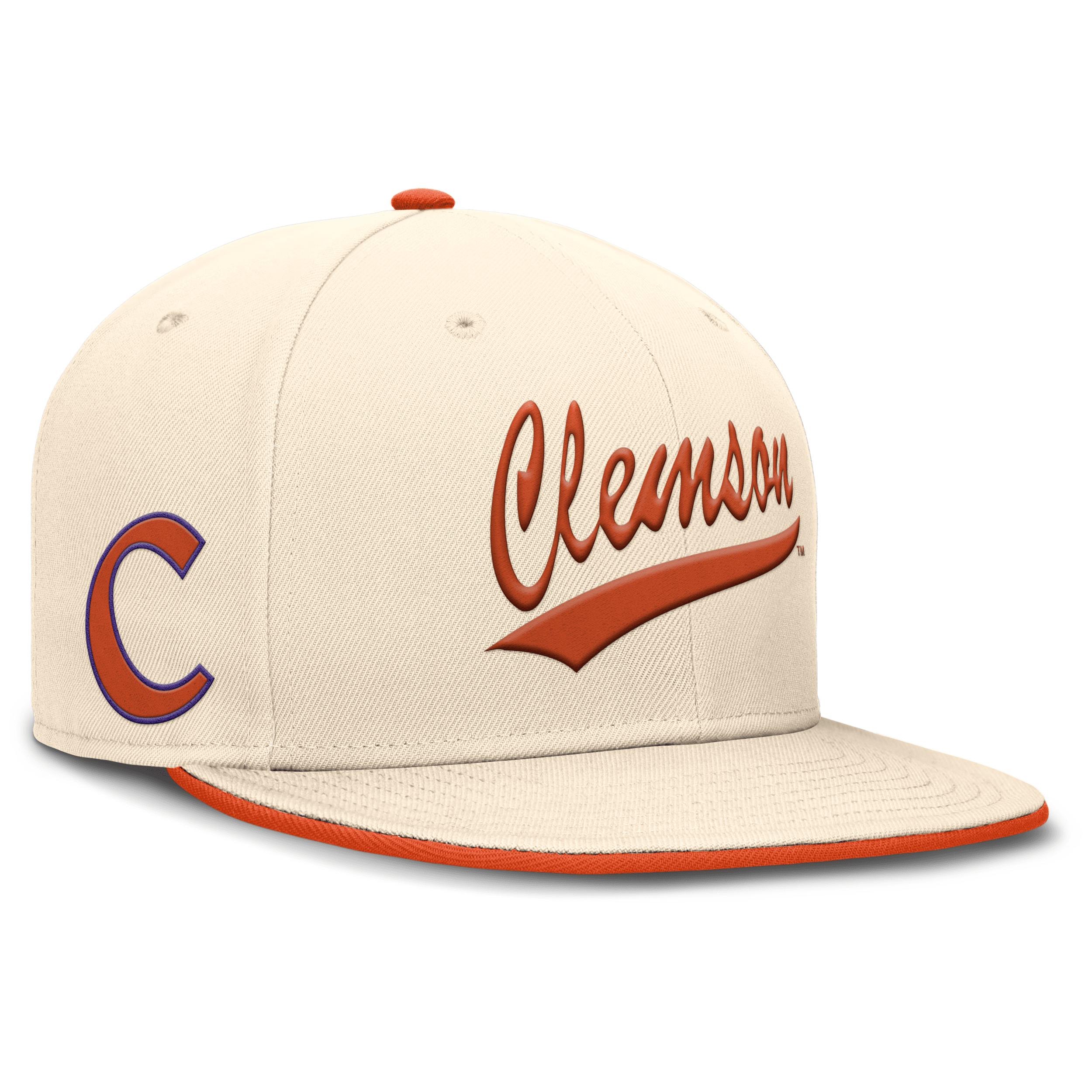Clemson Tigers Primetime True Nike Men's Dri-FIT College Fitted Hat by NIKE