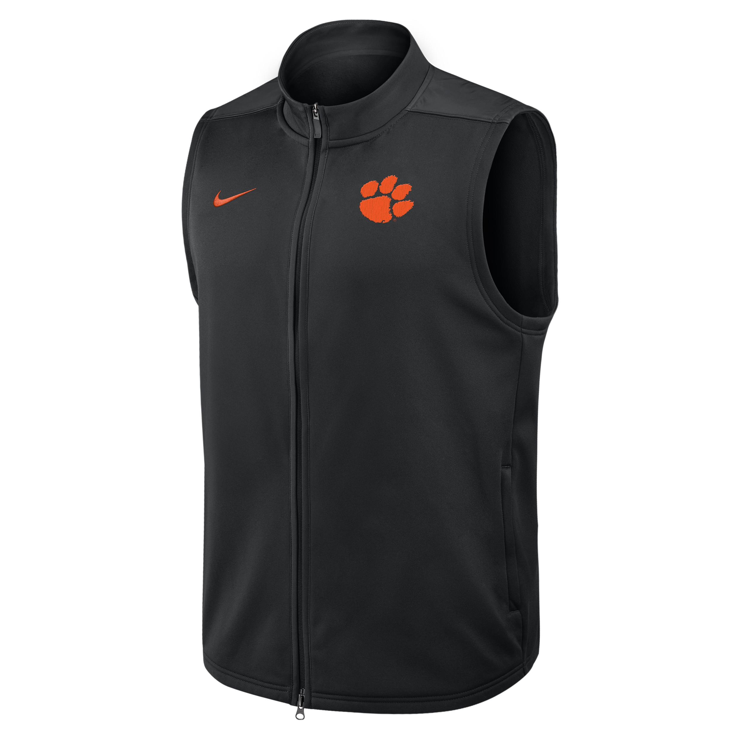 Clemson Victory Nike Men's Therma-FIT College Full-Zip Vest by NIKE