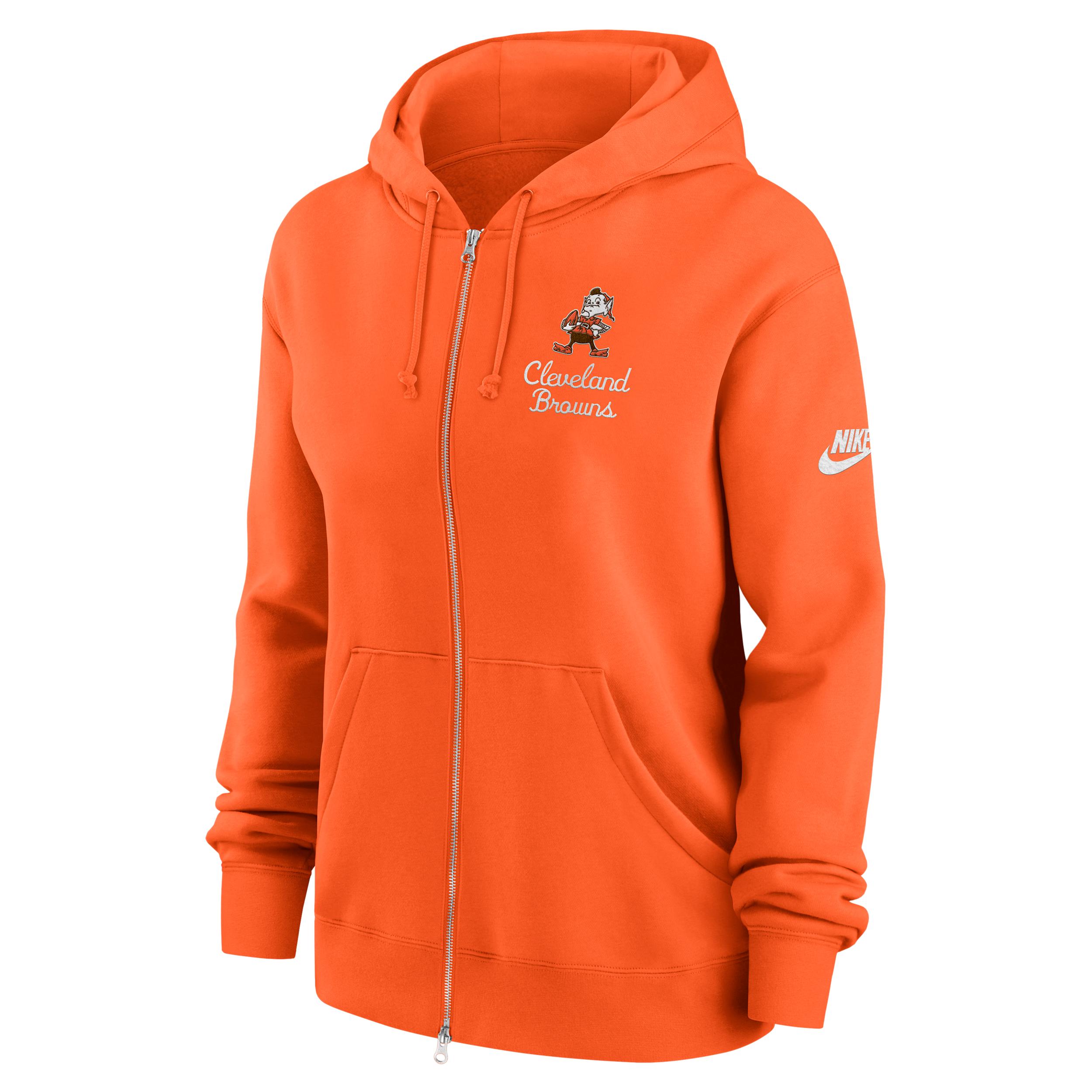 Cleveland Browns Phoenix Rewind Nike Women's NFL Full-Zip Hoodie by NIKE
