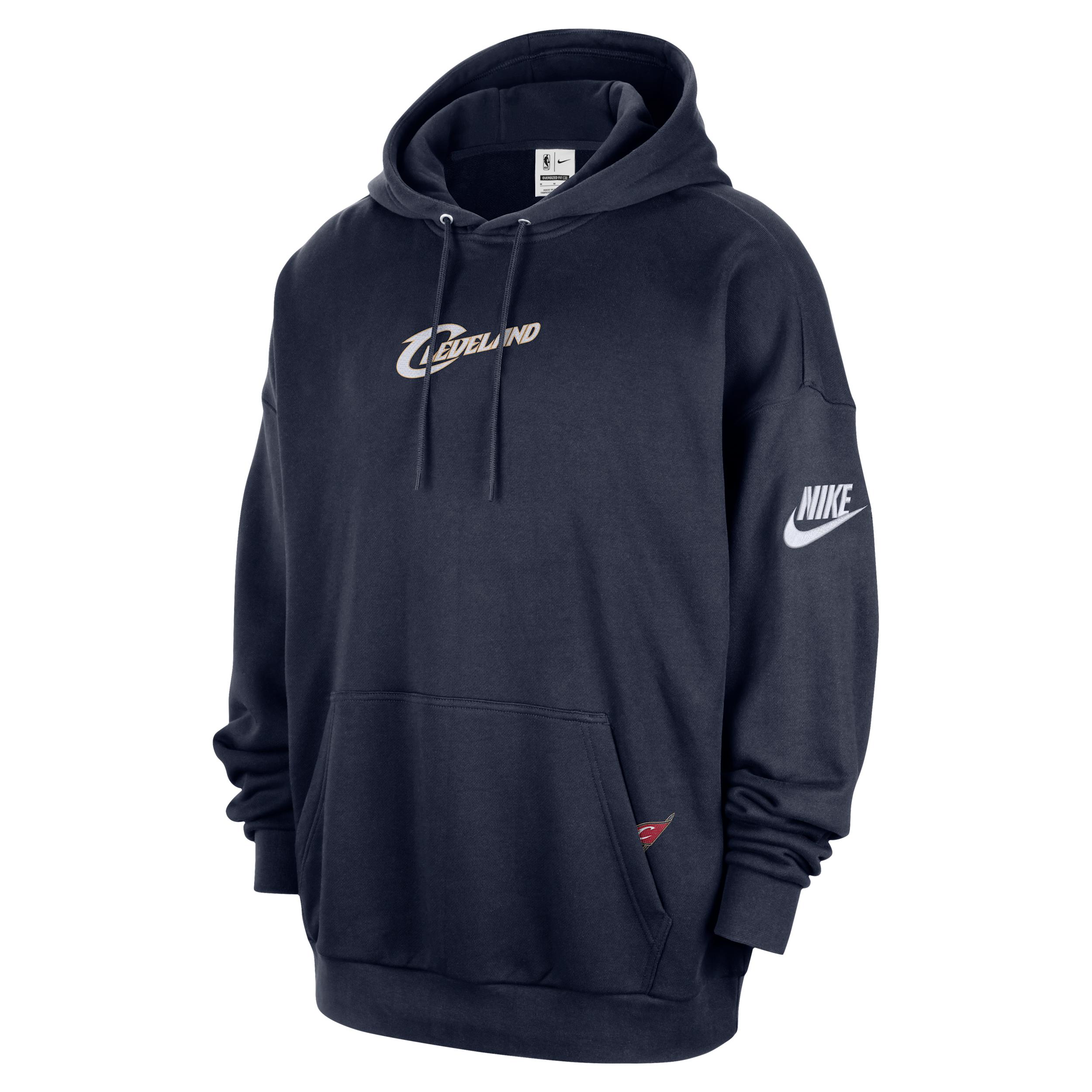 Cleveland Cavaliers 2025/26 Hardwood Classics Nike Men's Club NBA Premium Pull-Over Hoodie by NIKE