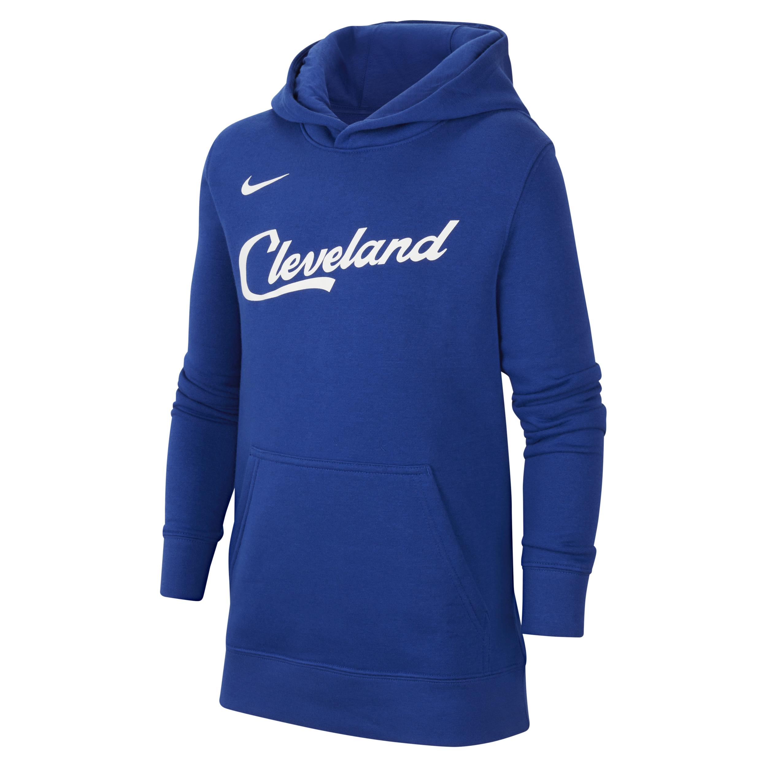 Cleveland Cavaliers City Edition Big Kids' Nike NBA Pullover Hoodie by NIKE