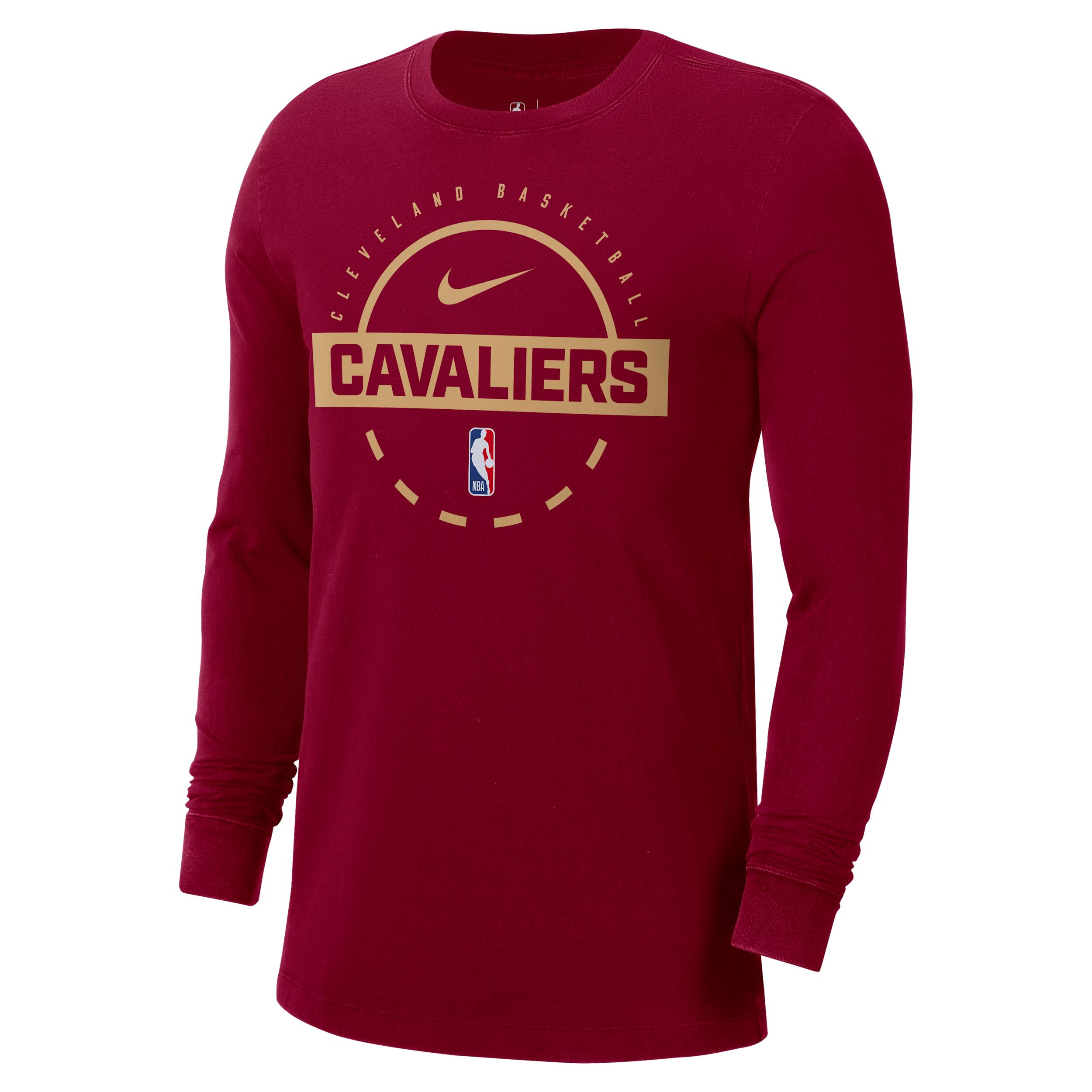 Cleveland Cavaliers Nike Men's NBA Practice Long-Sleeve T-Shirt by NIKE