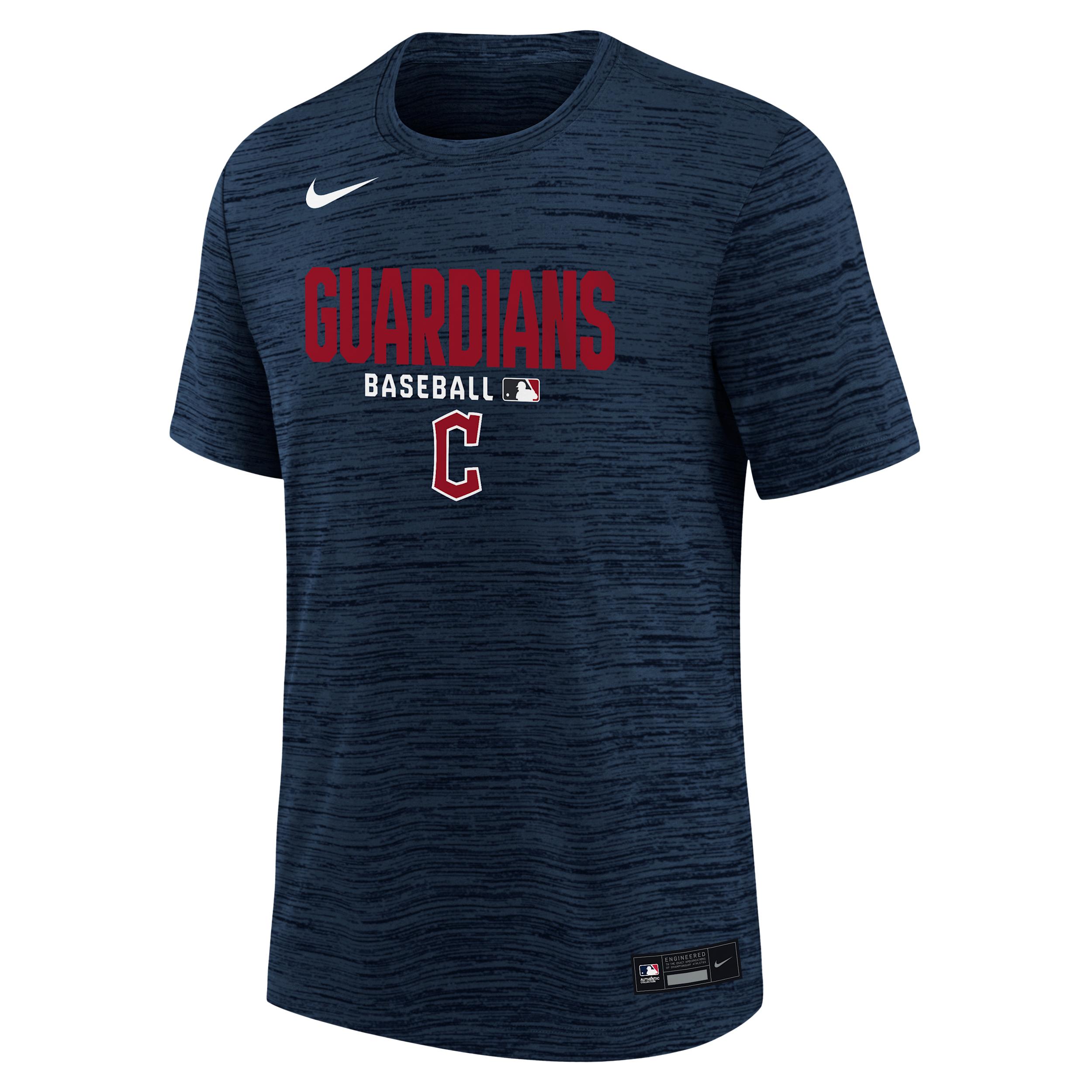 Cleveland Guardians Authentic Collection Velocity T-Shirt Big Kids' Nike Dri-FIT MLB T-Shirt by NIKE