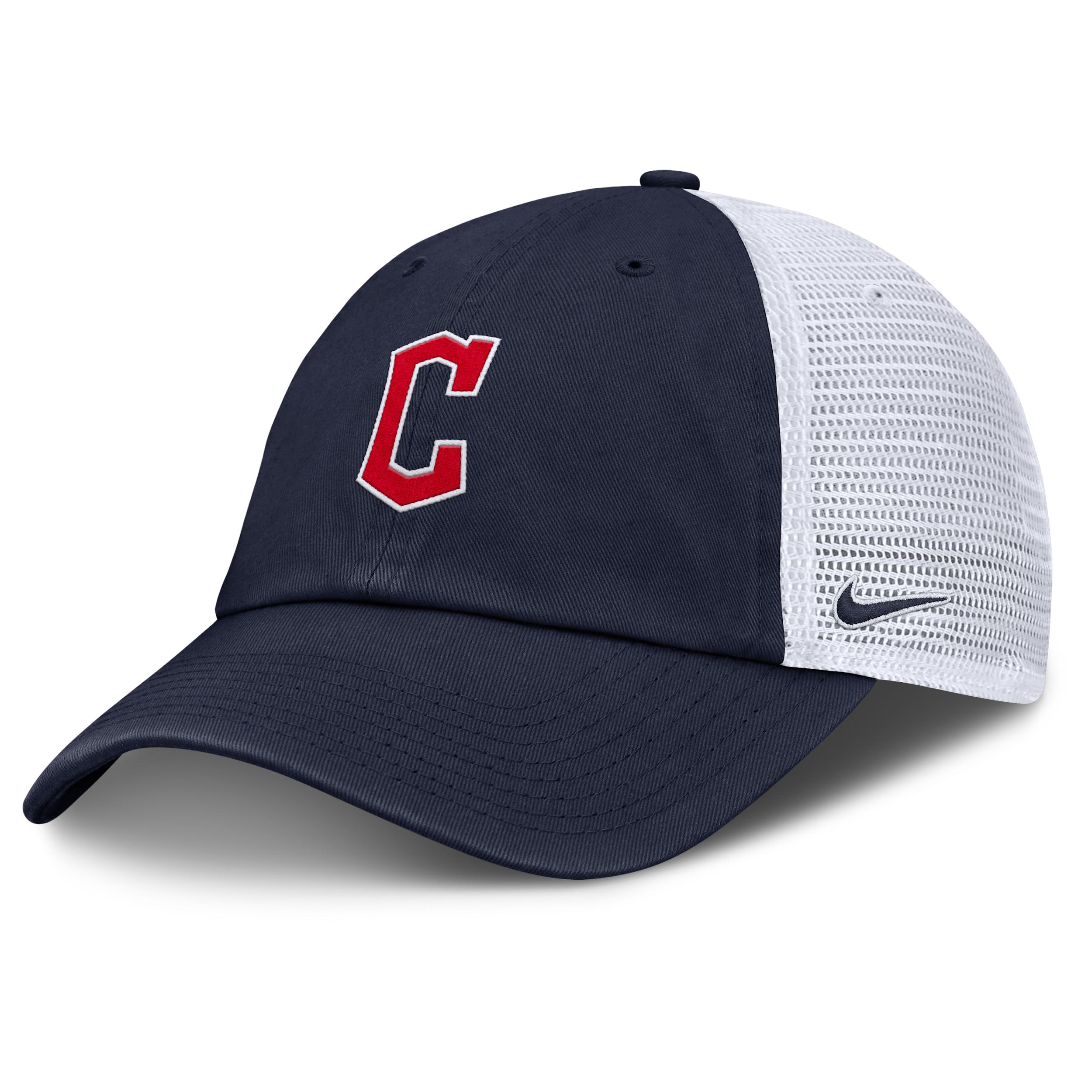 Cleveland Guardians Club Nike Men's MLB Trucker Adjustable Hat by NIKE