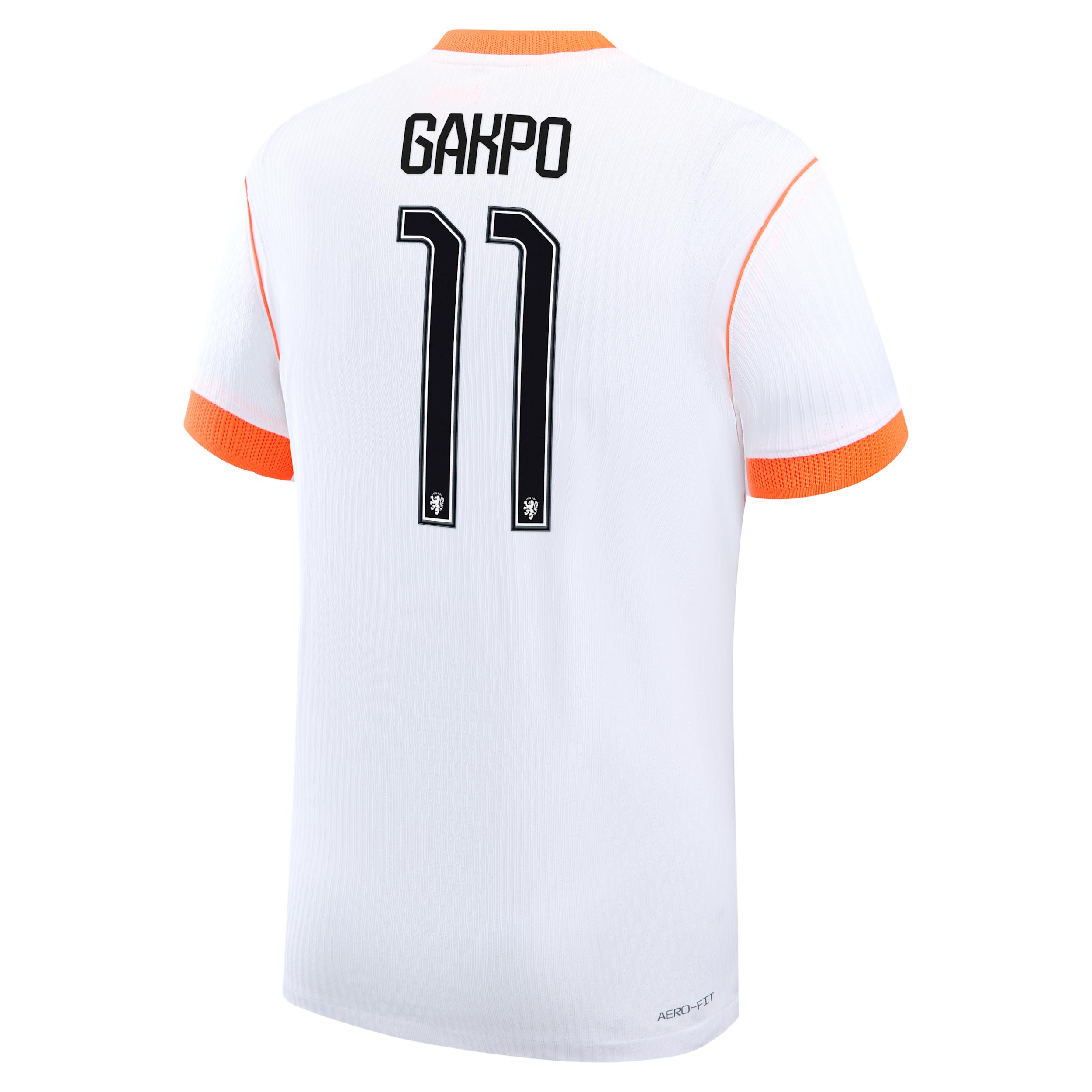 Cody Gakpo Netherlands National Team 2026 Match Away Nike Men's Dri-FIT ADV Soccer Jersey by NIKE