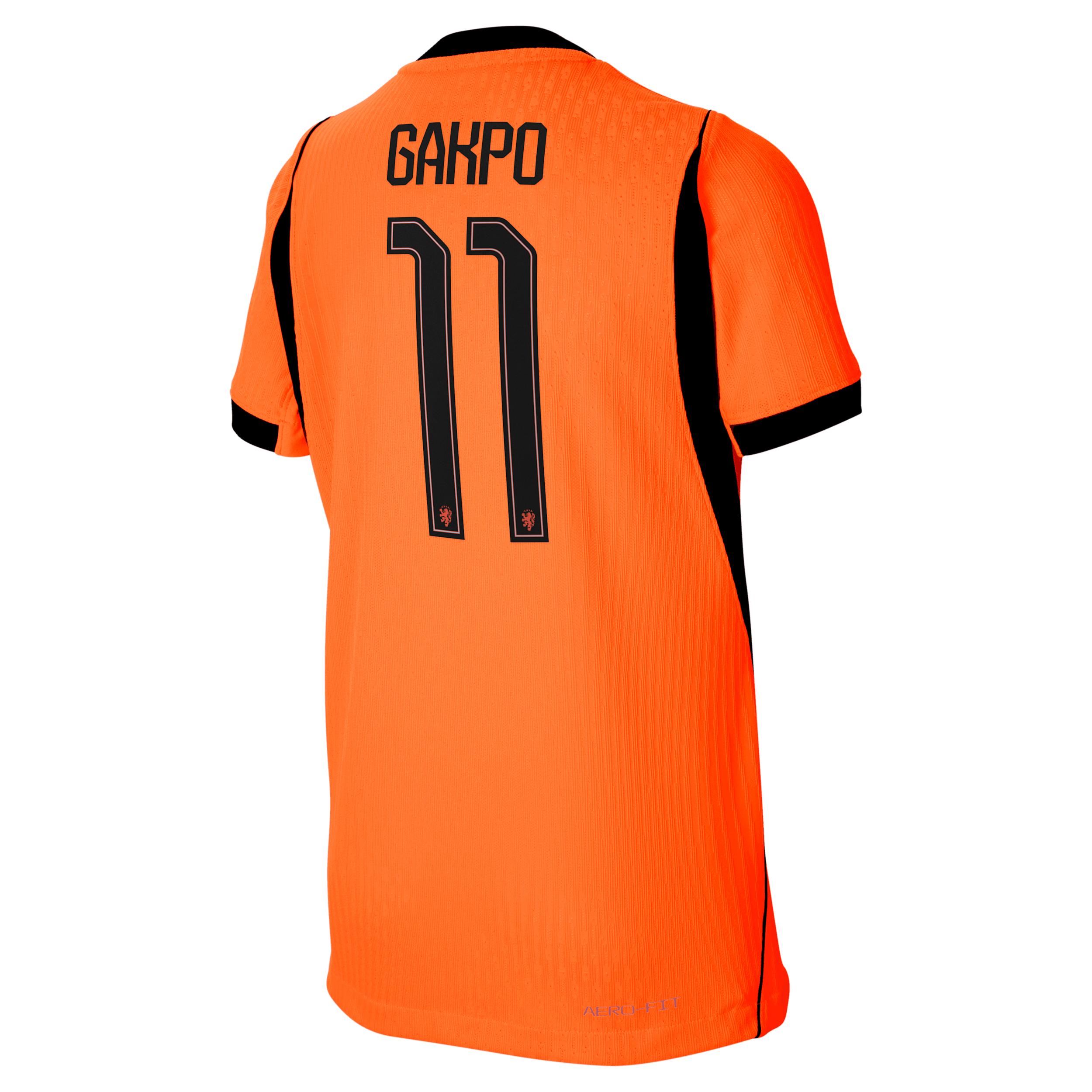 Cody Gakpo Netherlands National Team 2026 Match Home Big Kids' Nike Dri-FIT ADV Soccer Jersey by NIKE