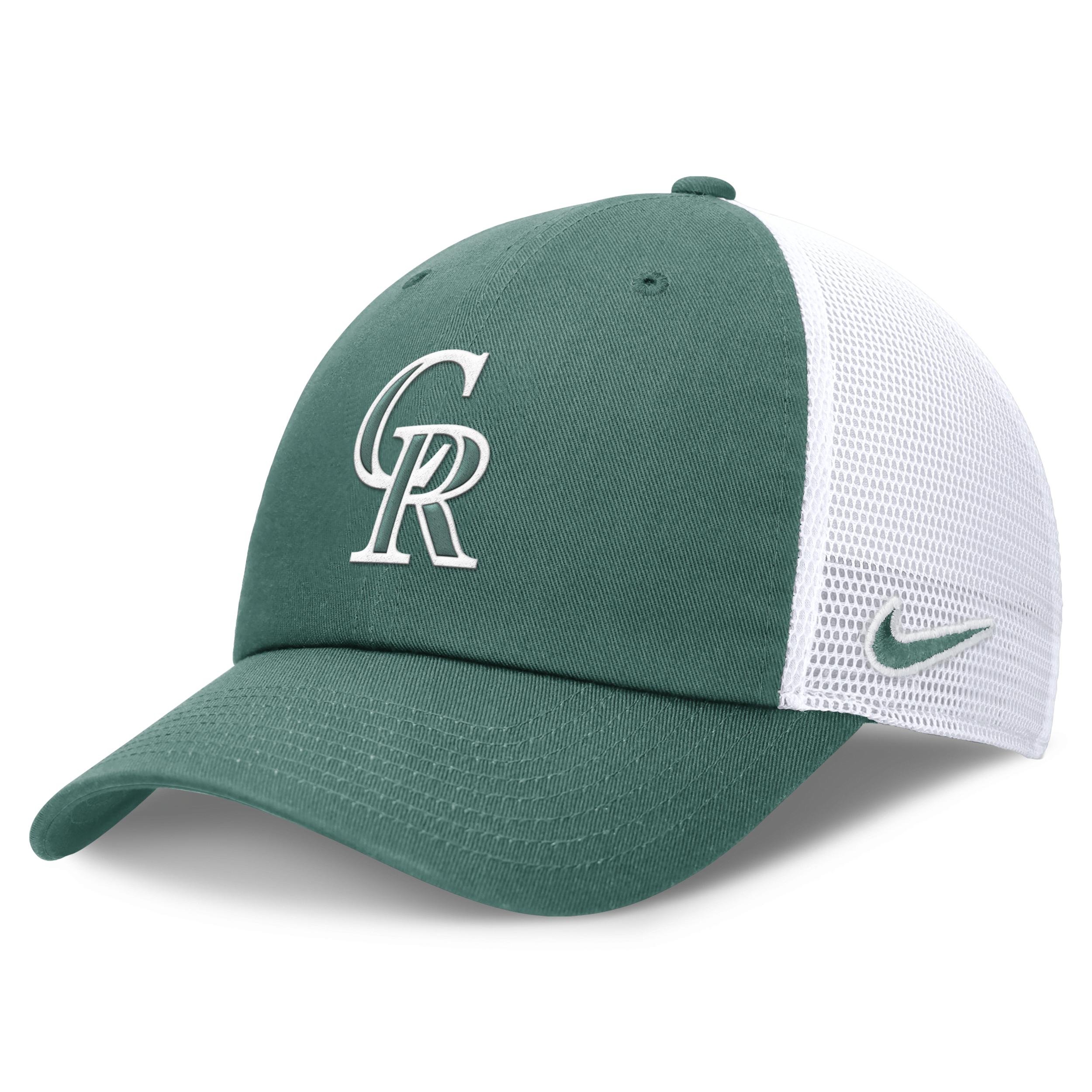 Colorado Rockies Bicoastal Club Nike Unisex MLB Trucker Adjustable Hat by NIKE