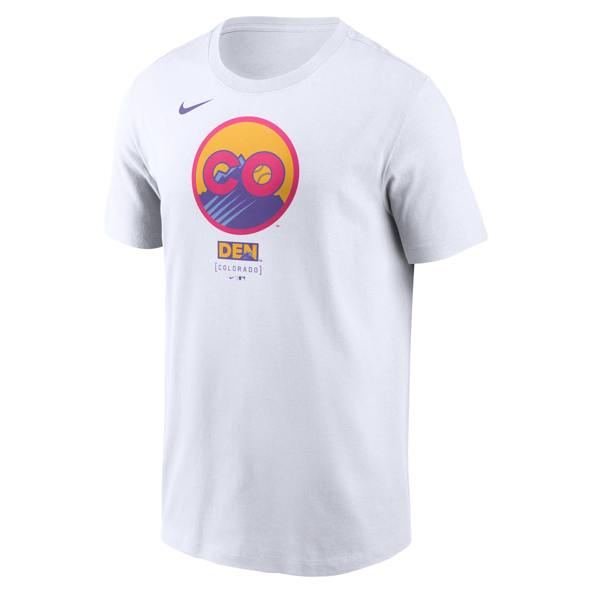 Colorado Rockies City Connect Large Logo Nike Men's MLB T-Shirt by NIKE