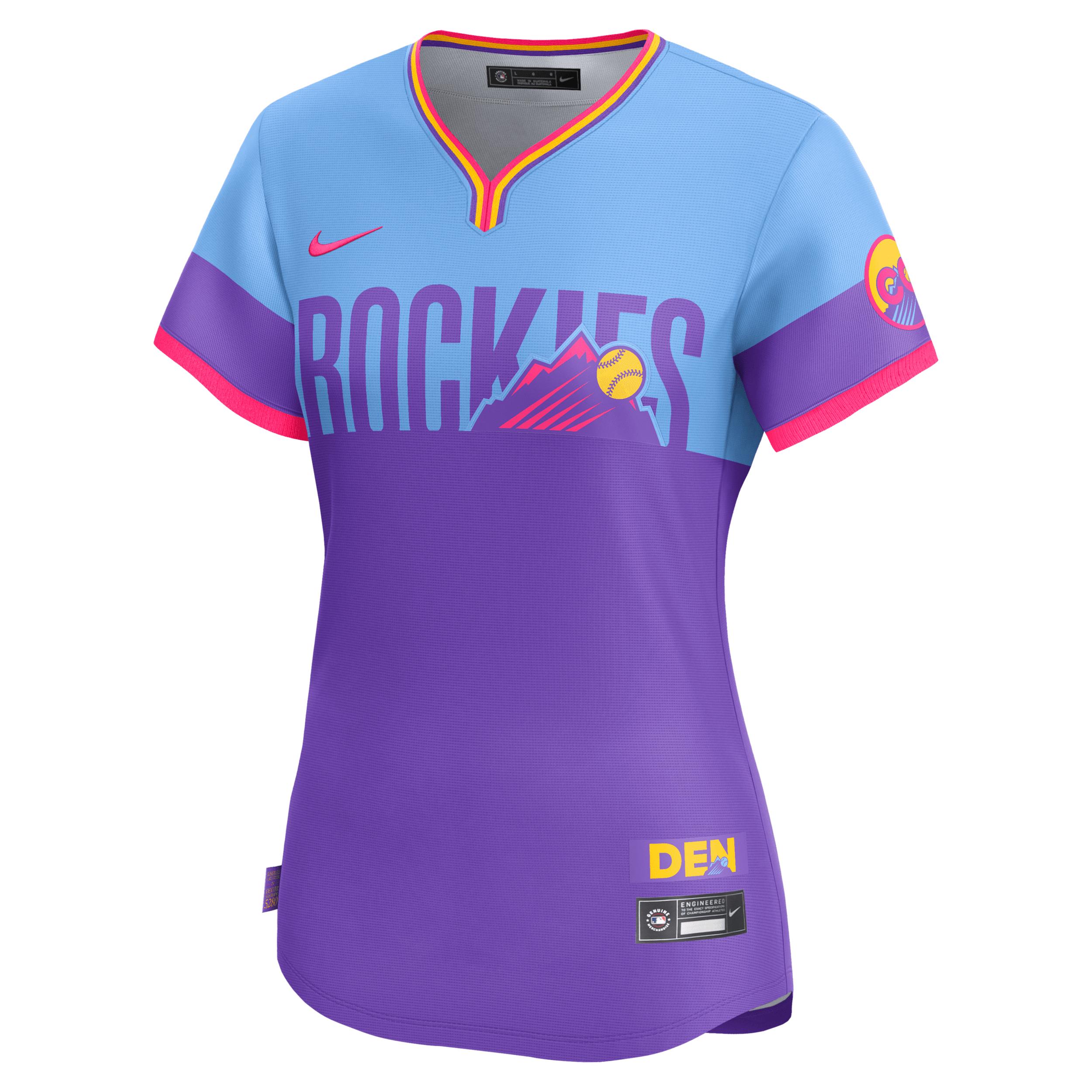 Colorado Rockies City Connect Womenâs Nike Women's Dri-FIT ADV MLB Limited Jersey by NIKE