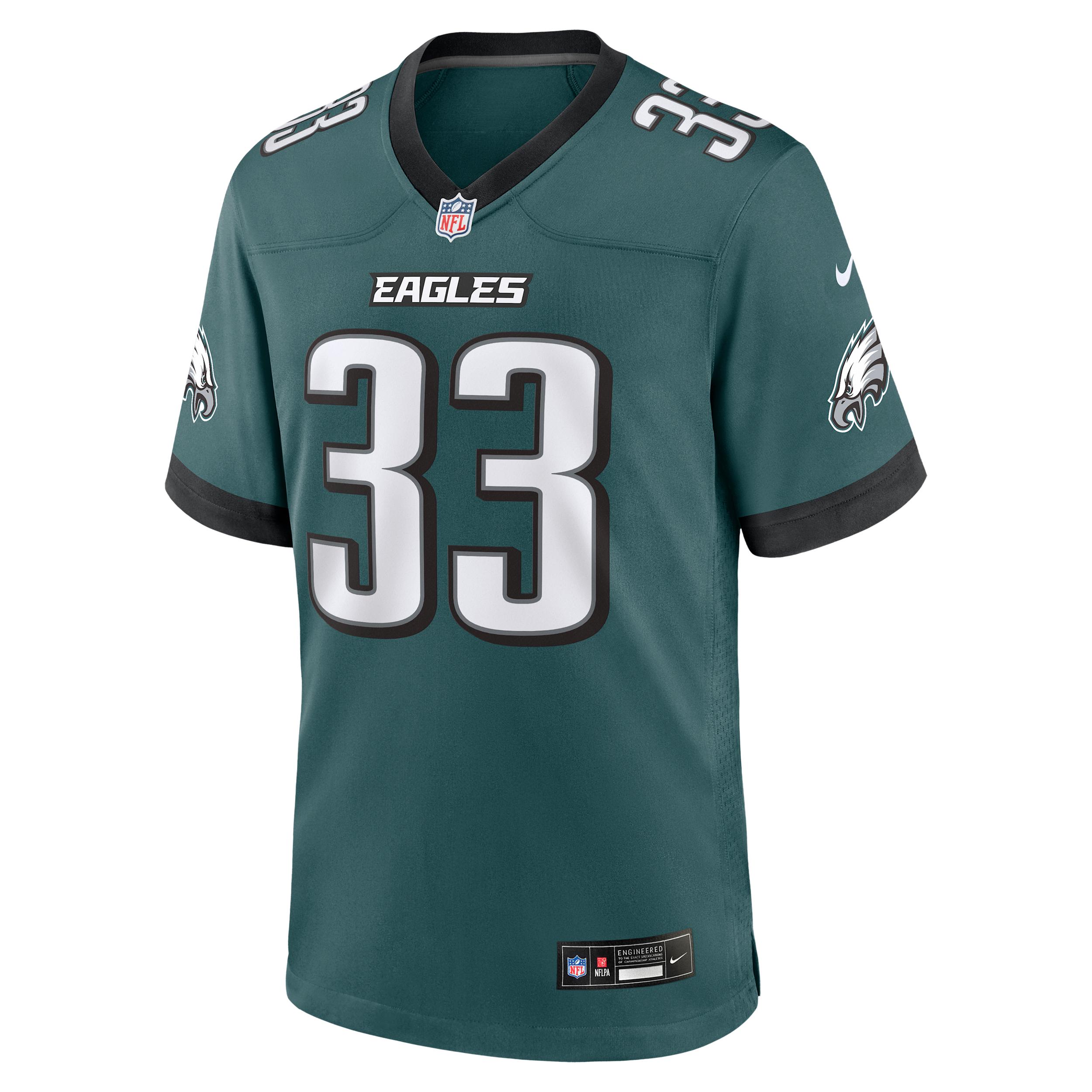 Cooper DeJean Philadelphia Eagles Nike Men's NFL Game Jersey by NIKE