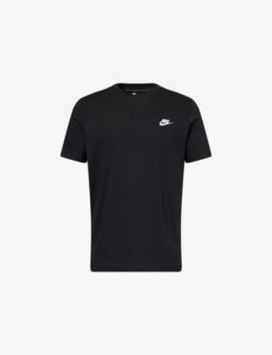 Core Club Brand-Embroidery Cotton-Jersey T-Shirt by NIKE