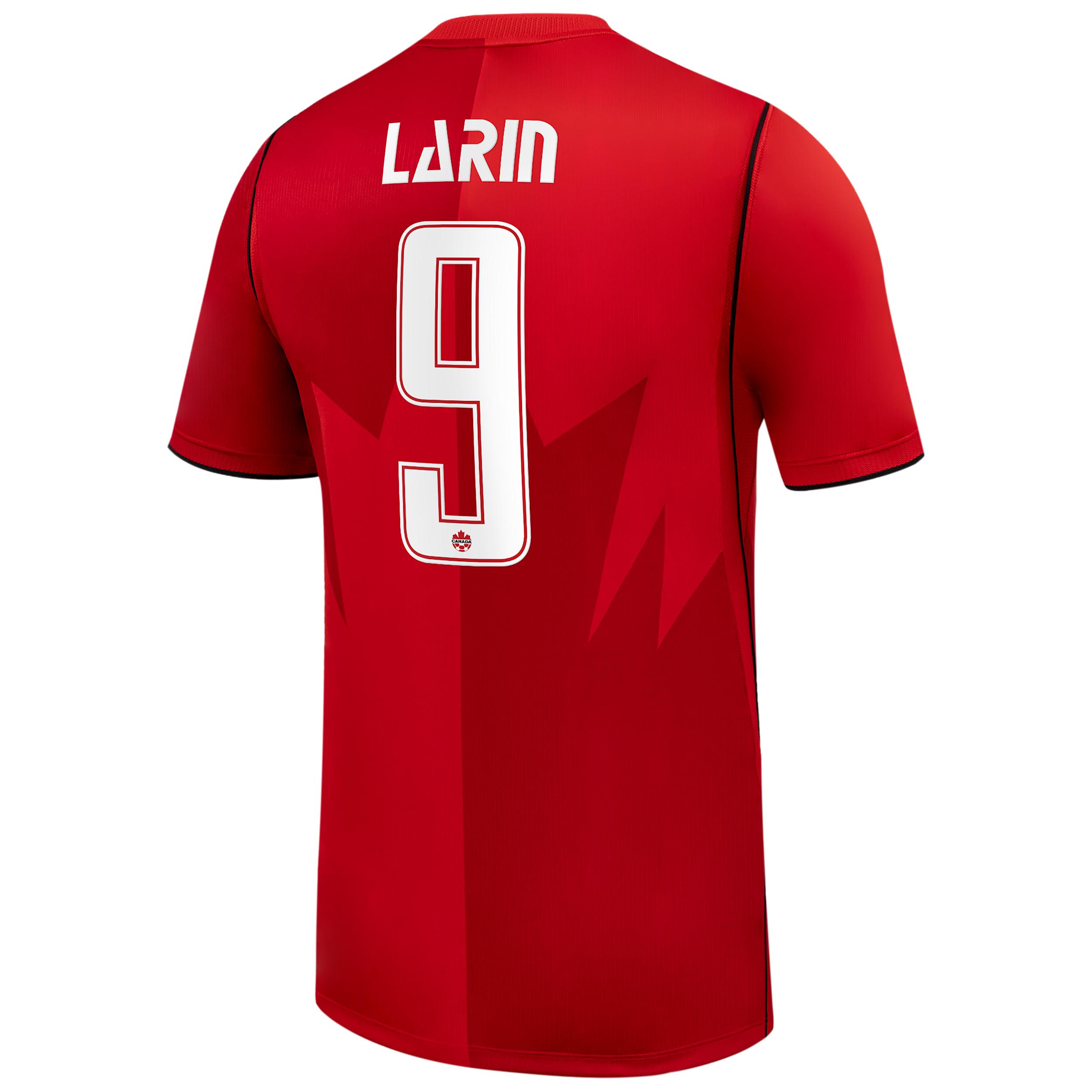 Cyle Larin Canada Soccer 2026 Stadium Home Nike Men's Dri-FIT Soccer Jersey by NIKE