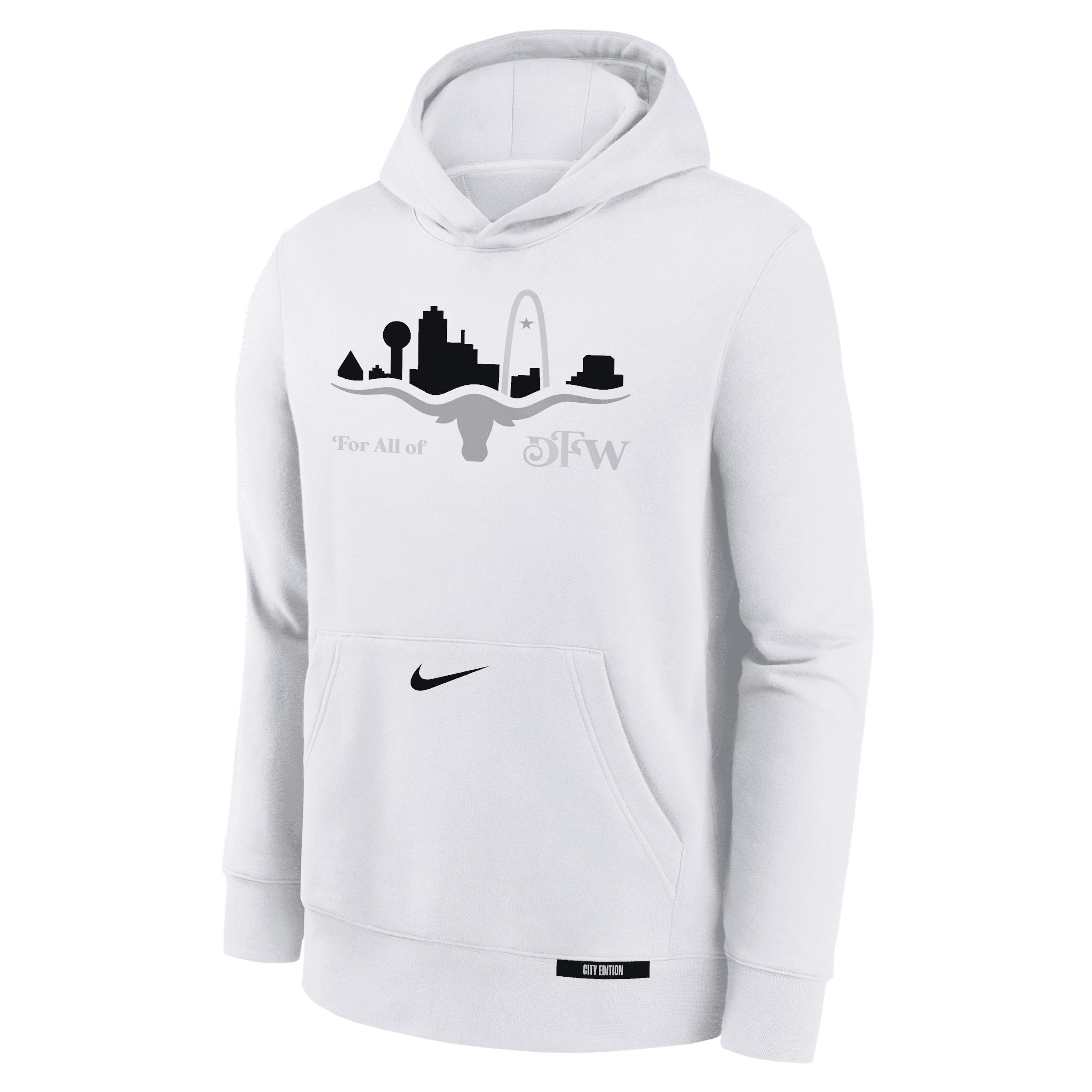 Dallas Mavericks Club City Edition Big Kids' Nike NBA Pullover Hoodie by NIKE