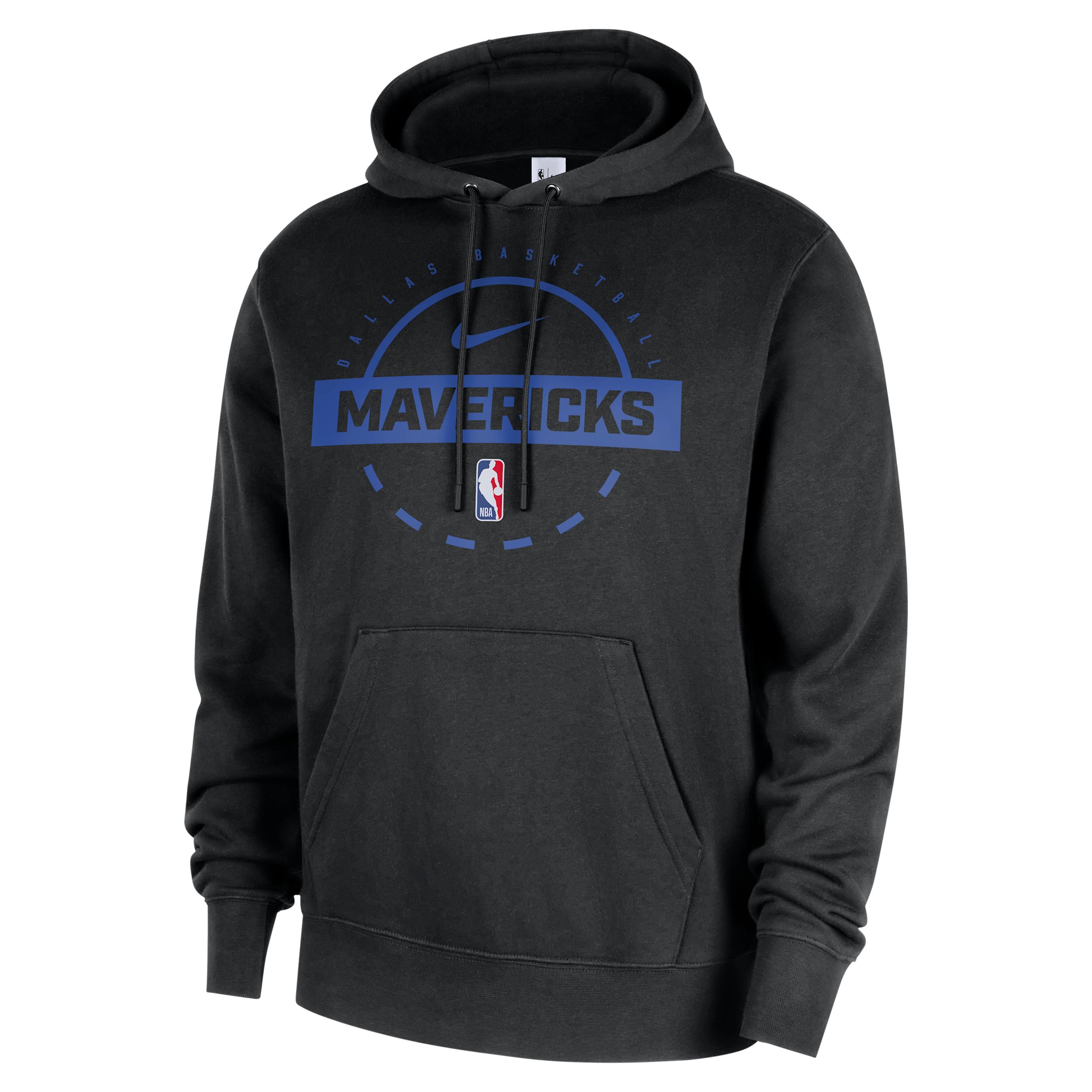 Dallas Mavericks Club Nike Men's NBA Practice Pullover Hoodie by NIKE