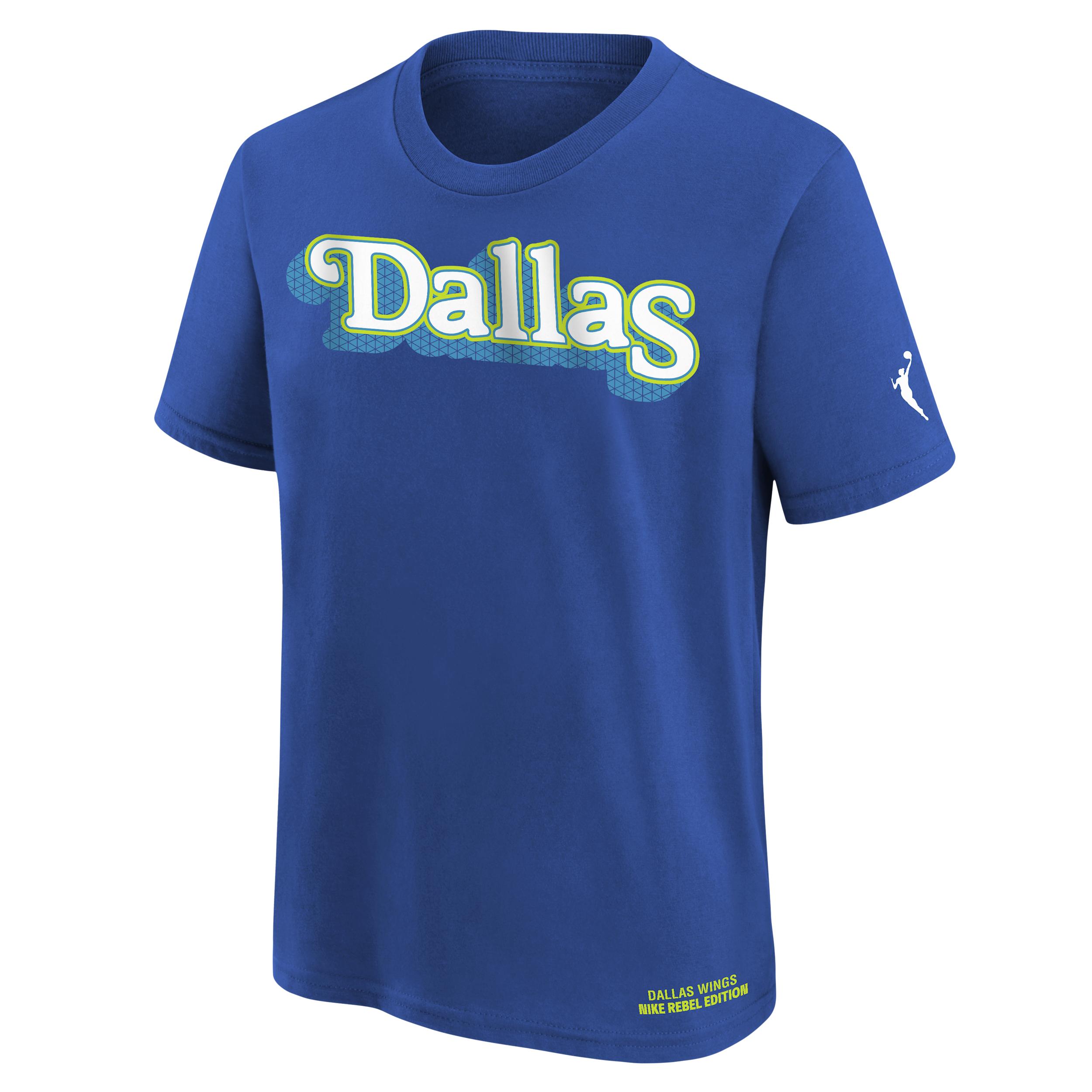 Dallas Wings Rebel Edition Big Kids' Nike WNBA T-Shirt by NIKE