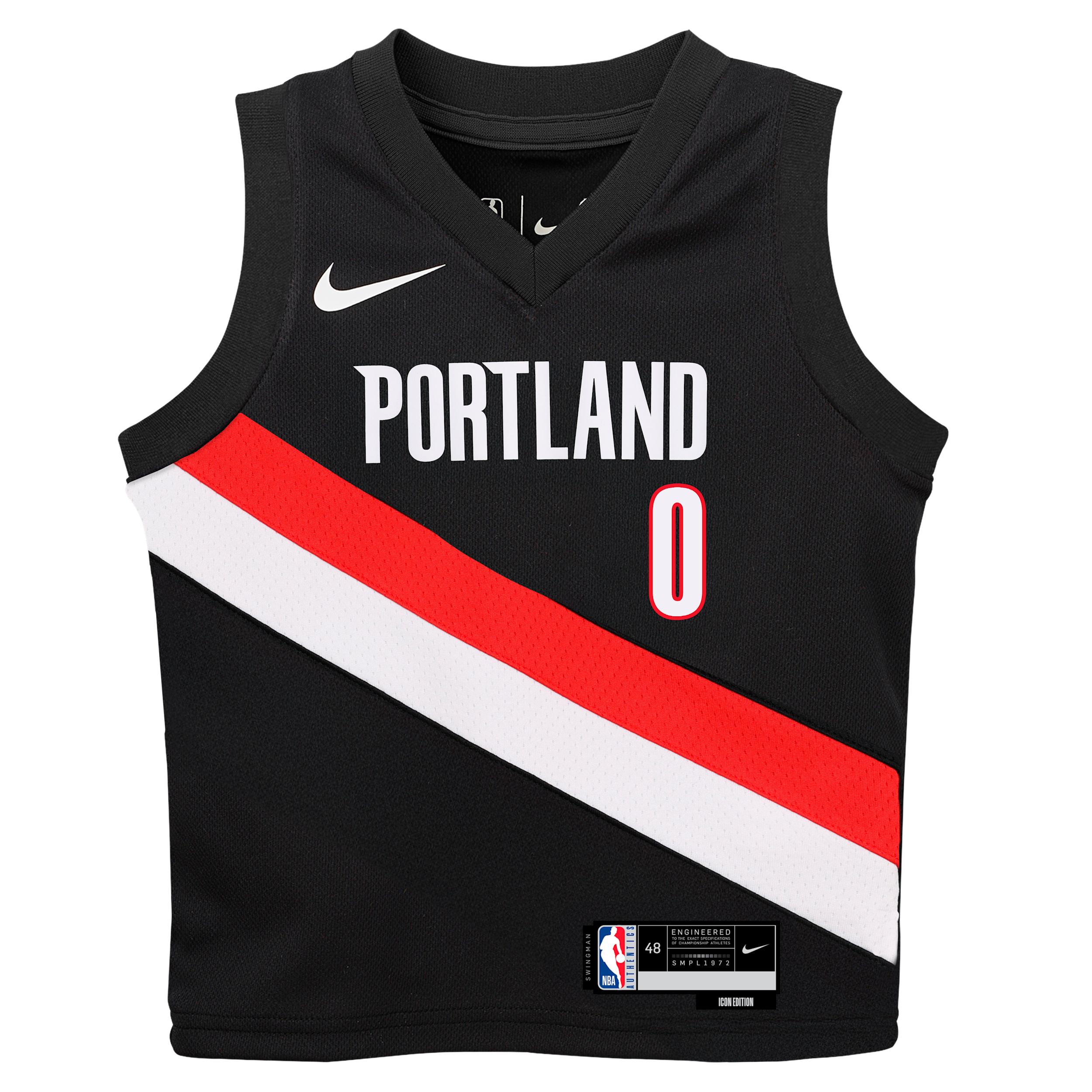 Damian Lillard Portland Trail Blazers Icon Edition Little Kids' Nike NBA Replica Jersey by NIKE