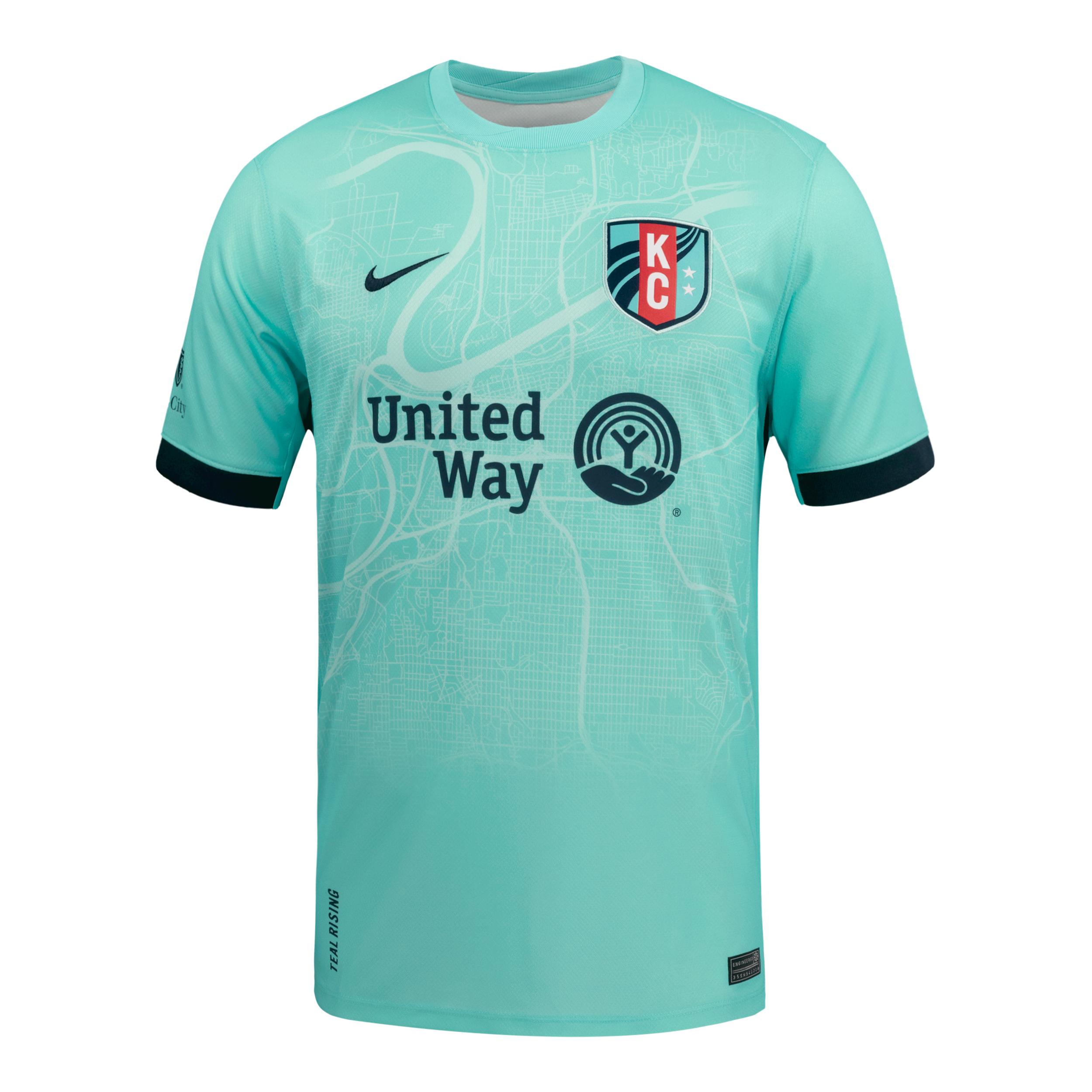 Debinha de Oliveira KC Current 2025 Stadium Away Nike Men's Dri-FIT NWSL Replica Jersey by NIKE