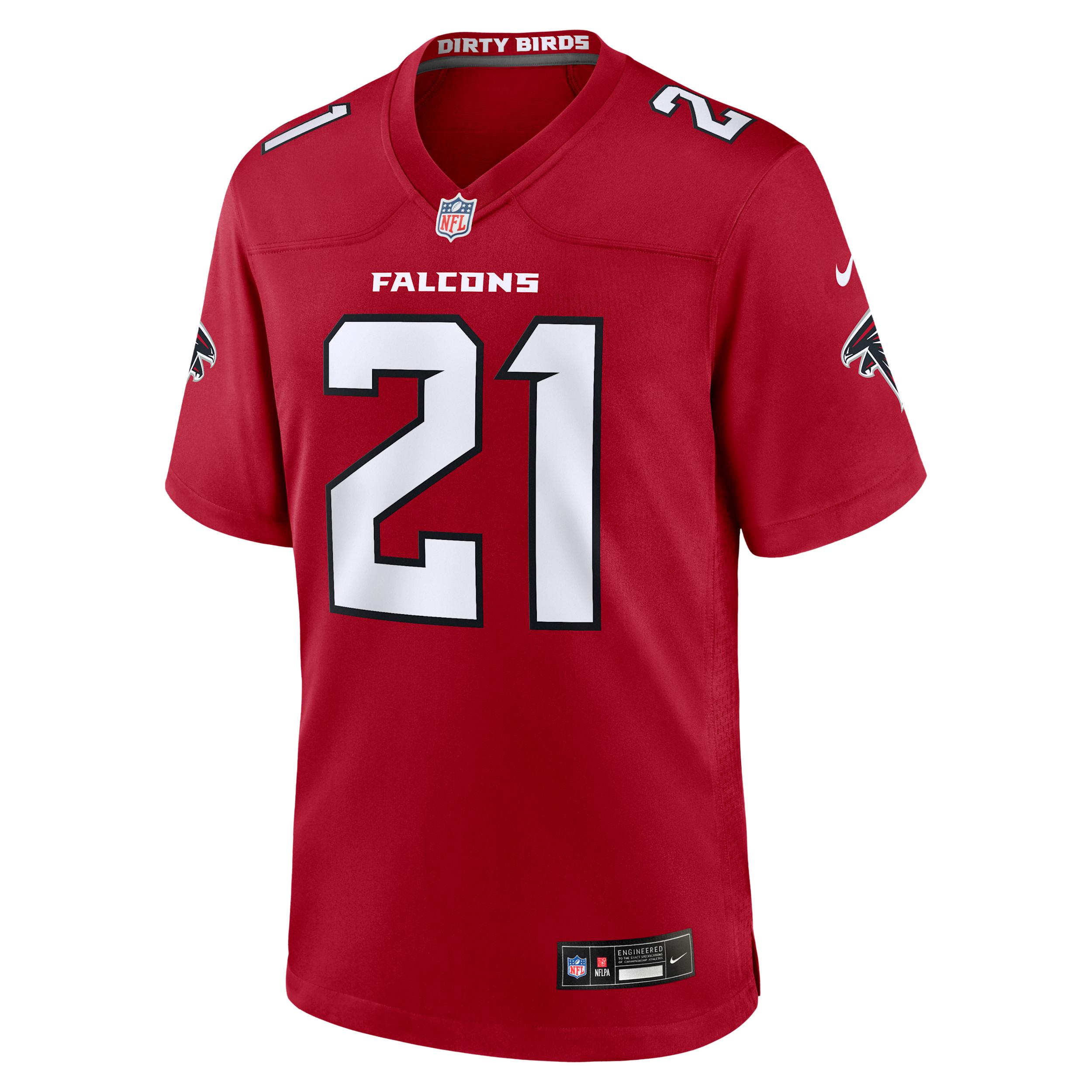 Deion Sanders Atlanta Falcons Retired Nike Men's NFL Game Jersey by NIKE