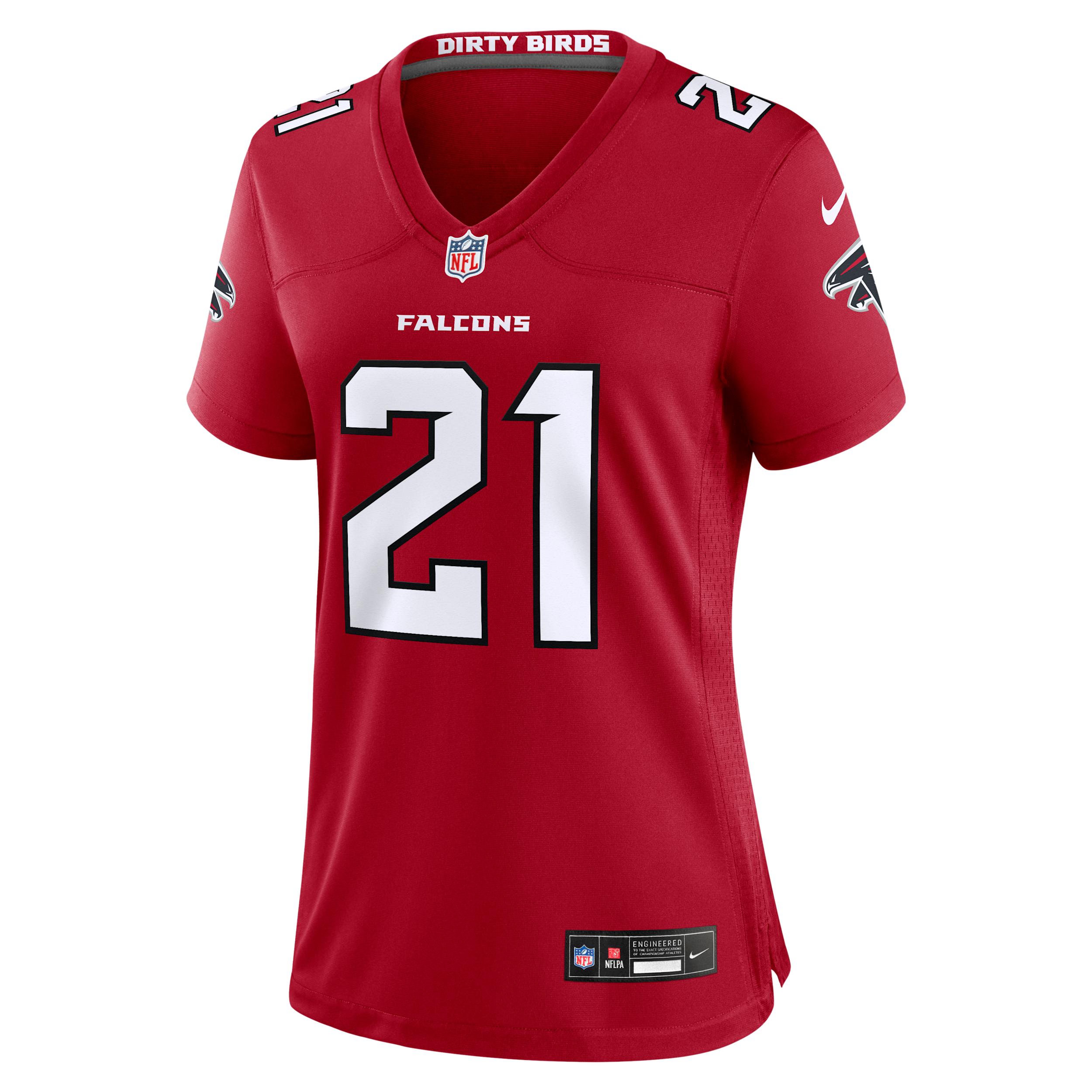 Deion Sanders Atlanta Falcons Retired Nike Women's NFL Game Jersey by NIKE