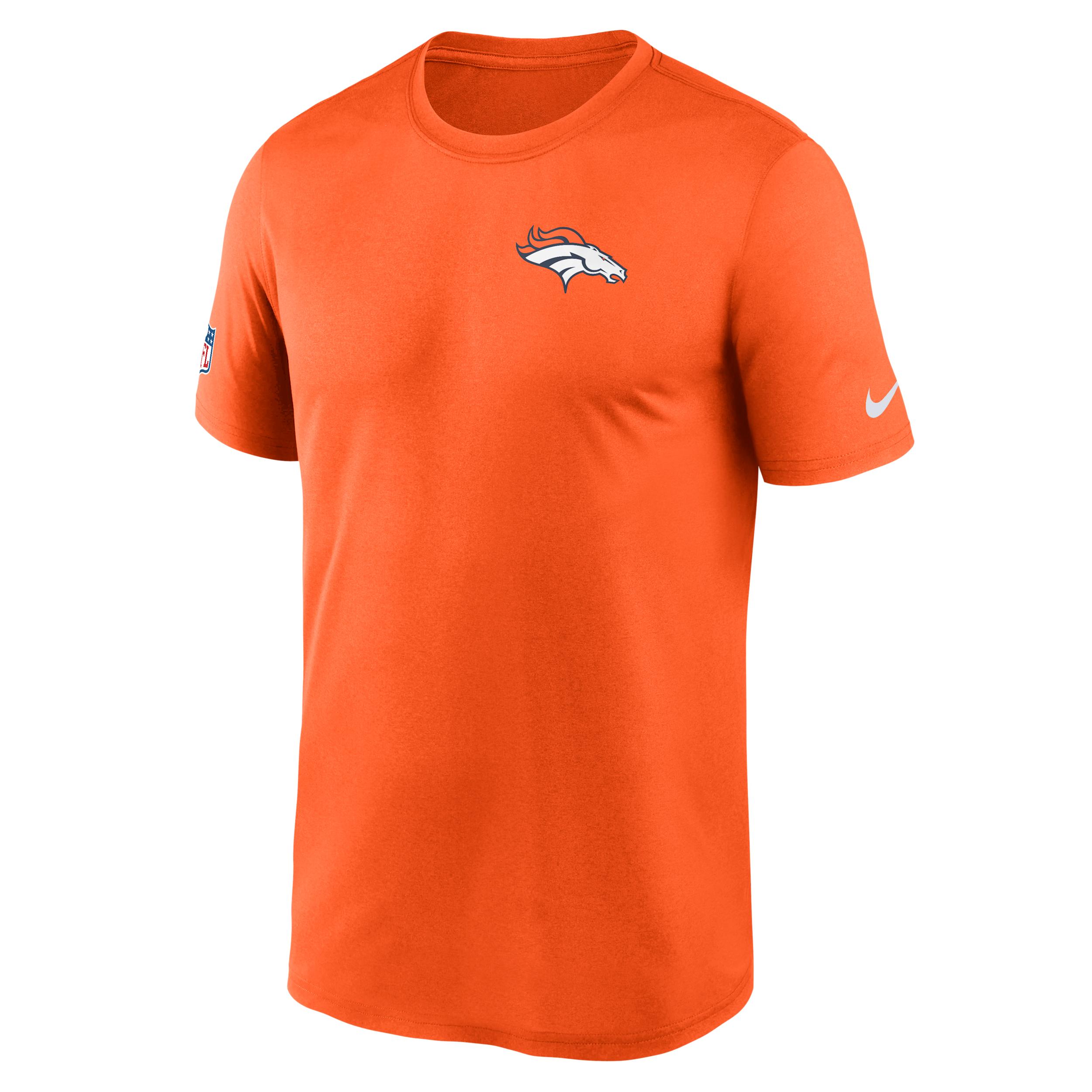 Denver Broncos Legend Small Logo Nike Men's Dri-FIT NFL T-Shirt by NIKE