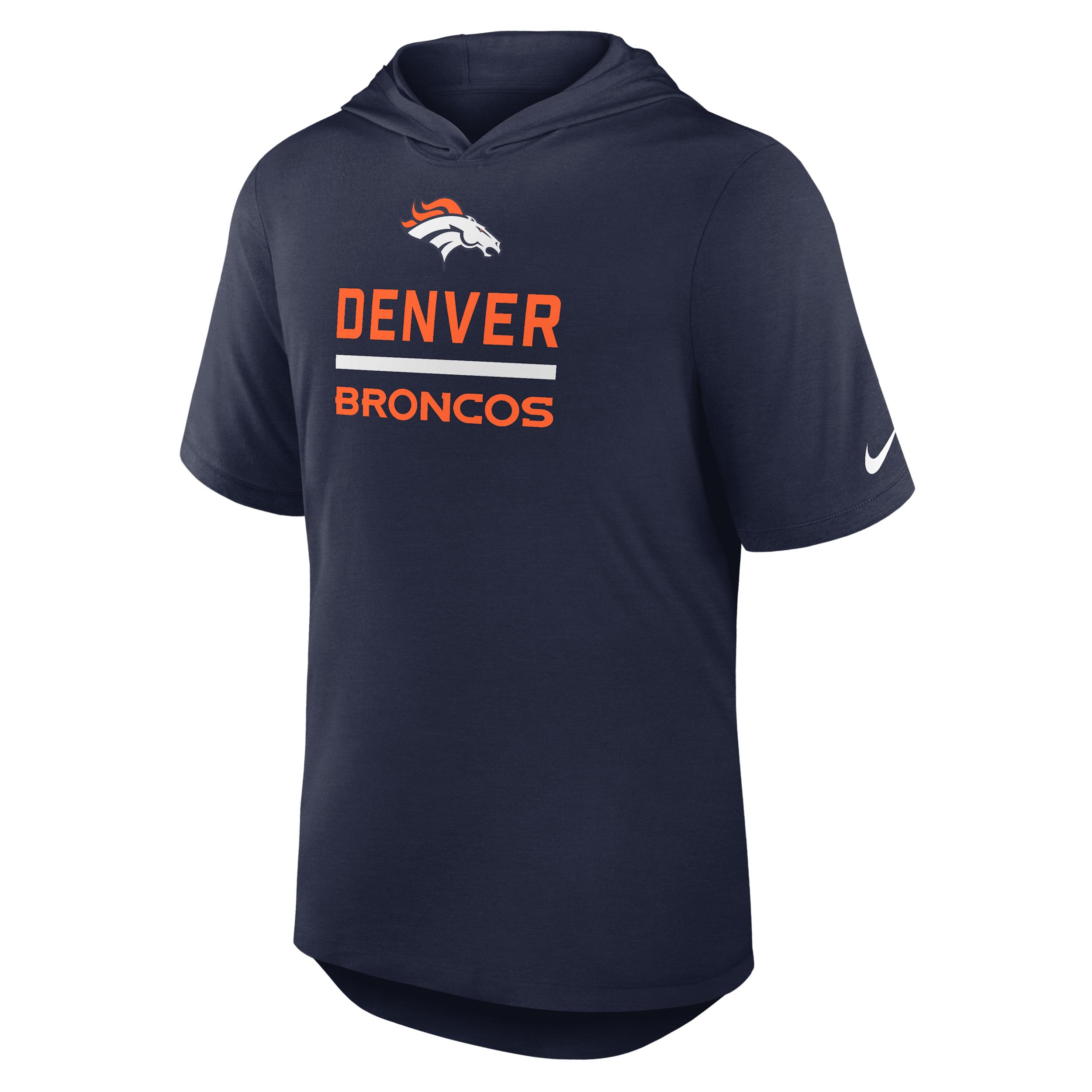 Denver Broncos Nike Men's Dri-FIT NFL Hooded T-Shirt by NIKE