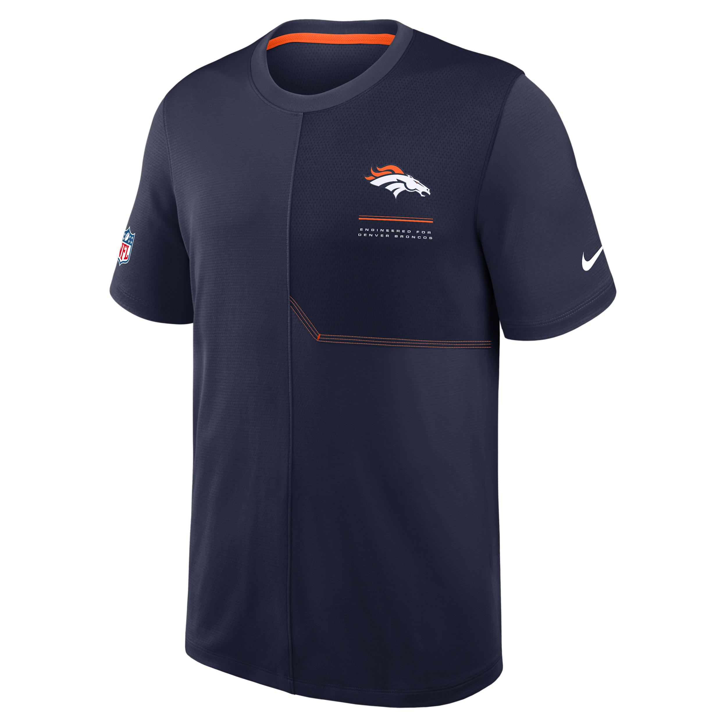 Denver Broncos Sideline Coach Nike Men's Dri-FIT NFL Top by NIKE