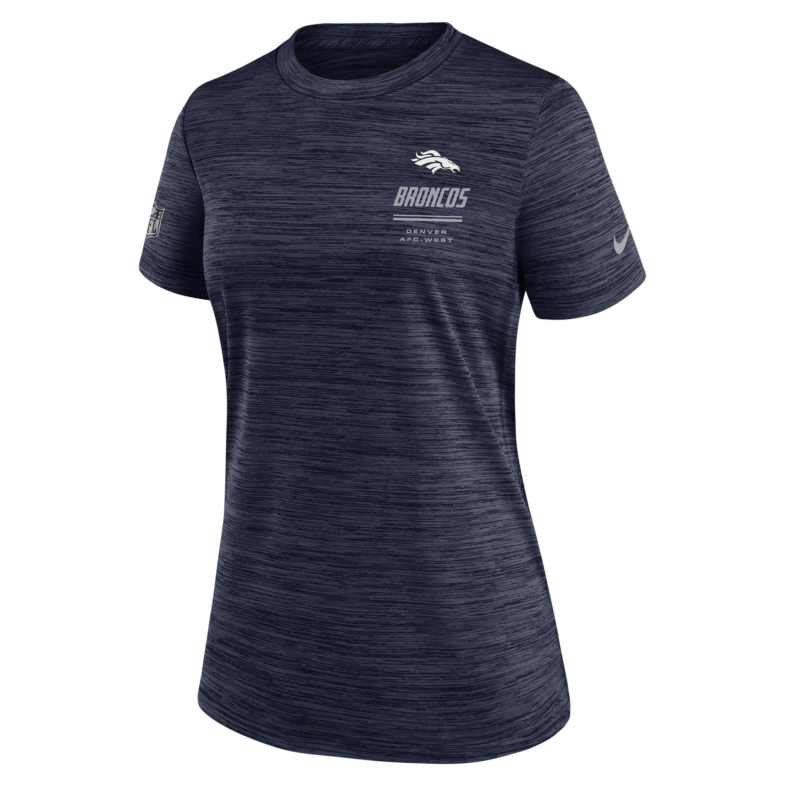 Denver Broncos Sideline Velocity Nike Women's Dri-FIT NFL T-Shirt by NIKE