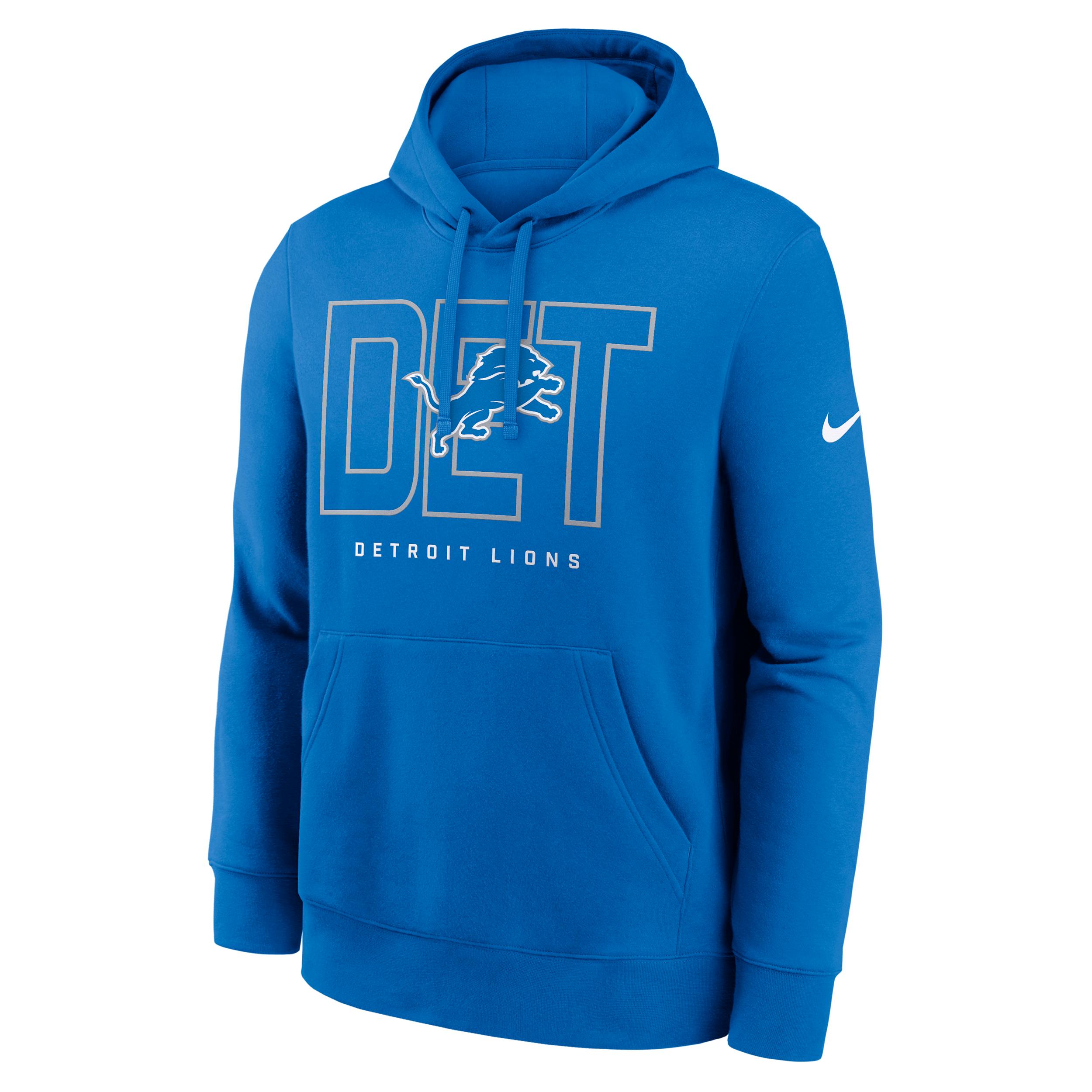 Detroit Lions Busted Play Club Nike Men's NFL Pullover Hoodie by NIKE
