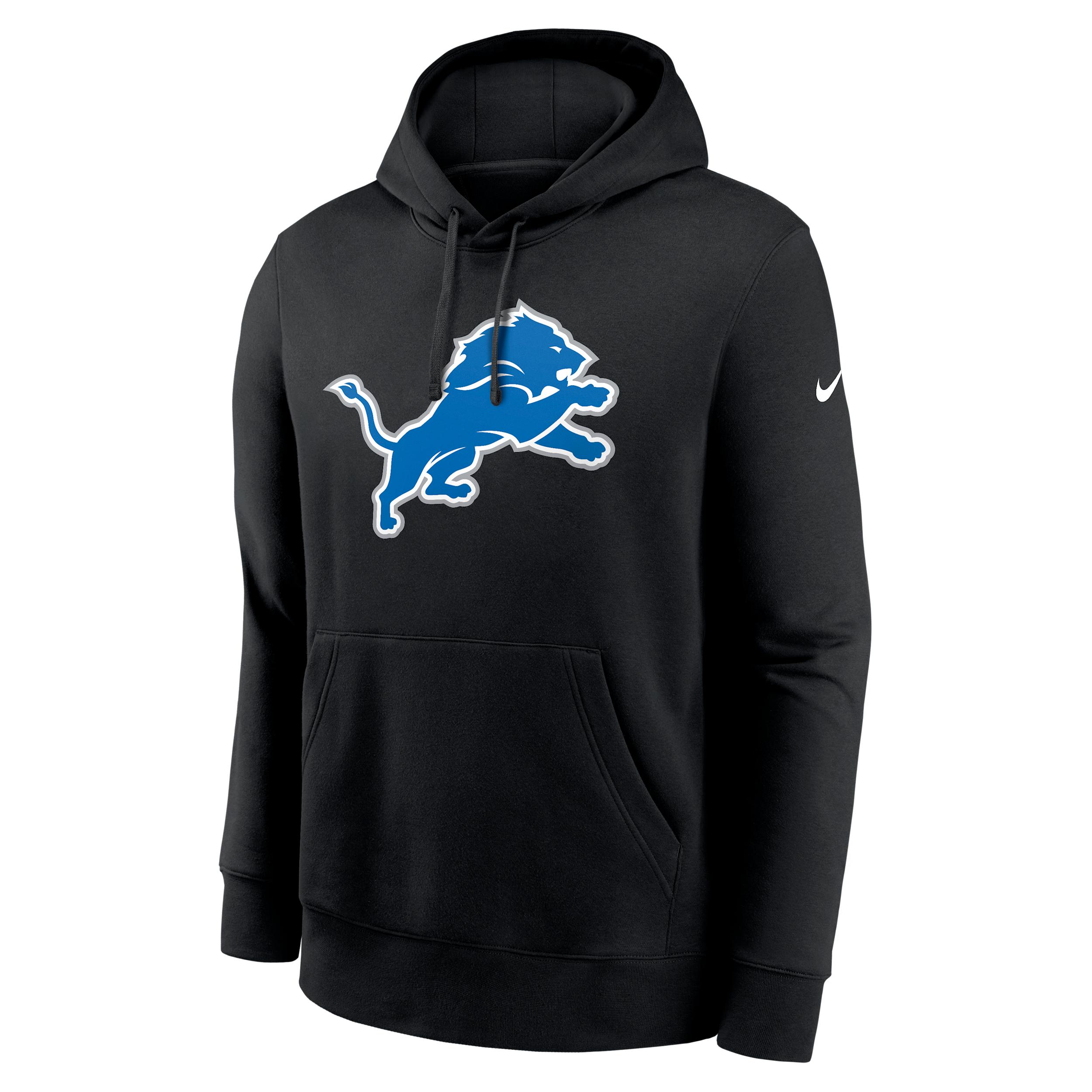 Detroit Lions Club Logo Nike Men's NFL Pullover Hoodie by NIKE