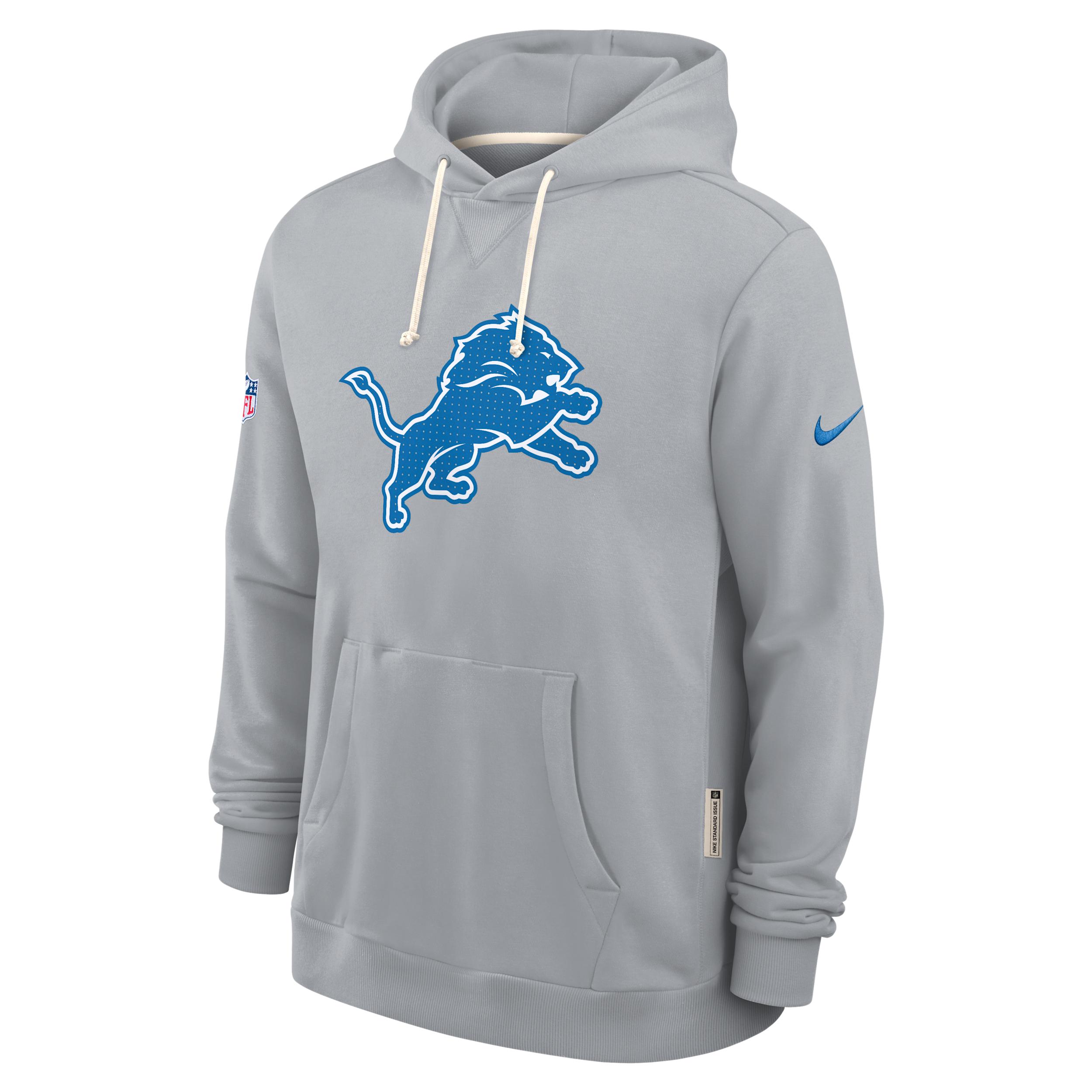 Detroit Lions Initial Home Sideline Nike Men's Dri-FIT NFL Pullover Hoodie by NIKE