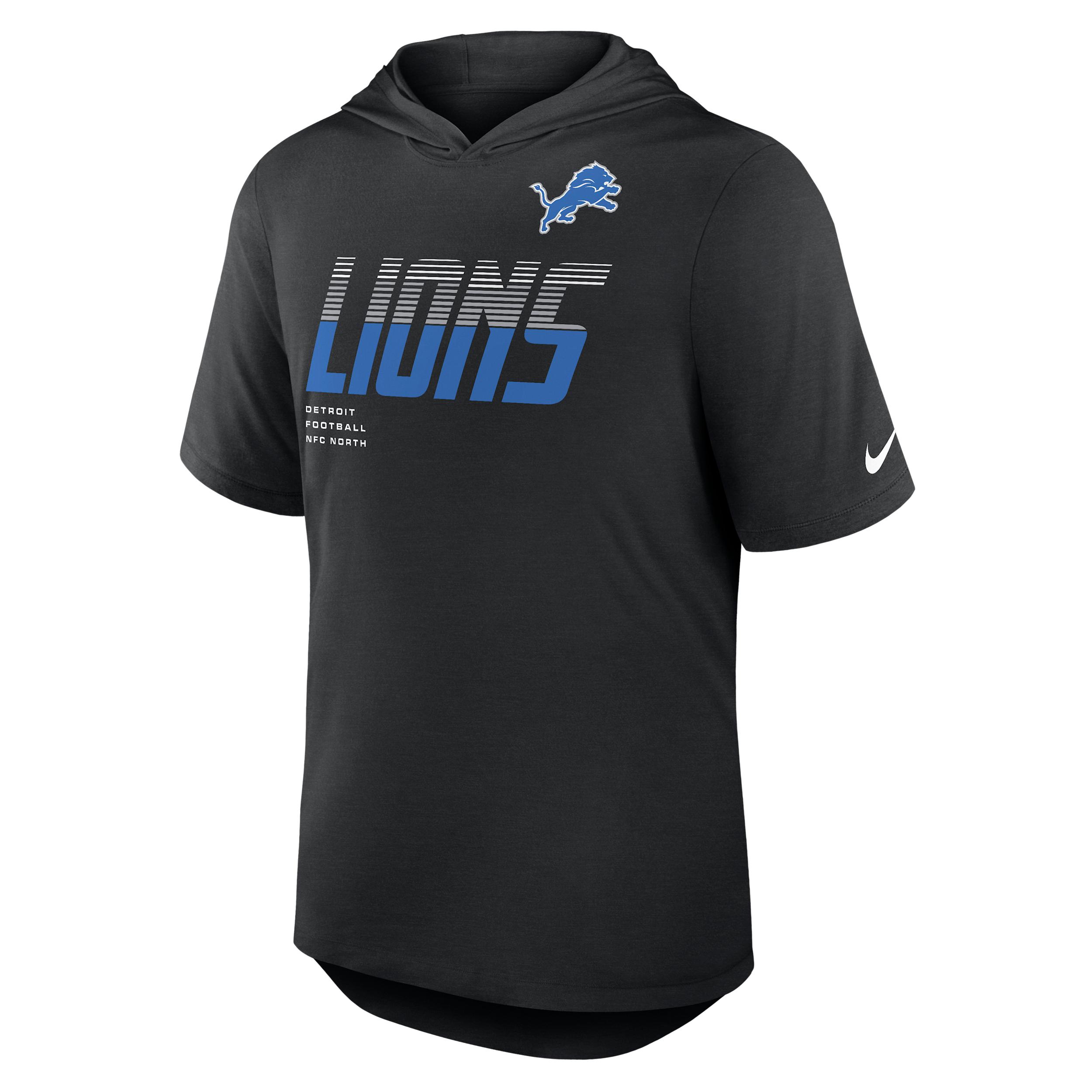 Detroit Lions Nike Men's Dri-FIT NFL Hooded T-Shirt by NIKE