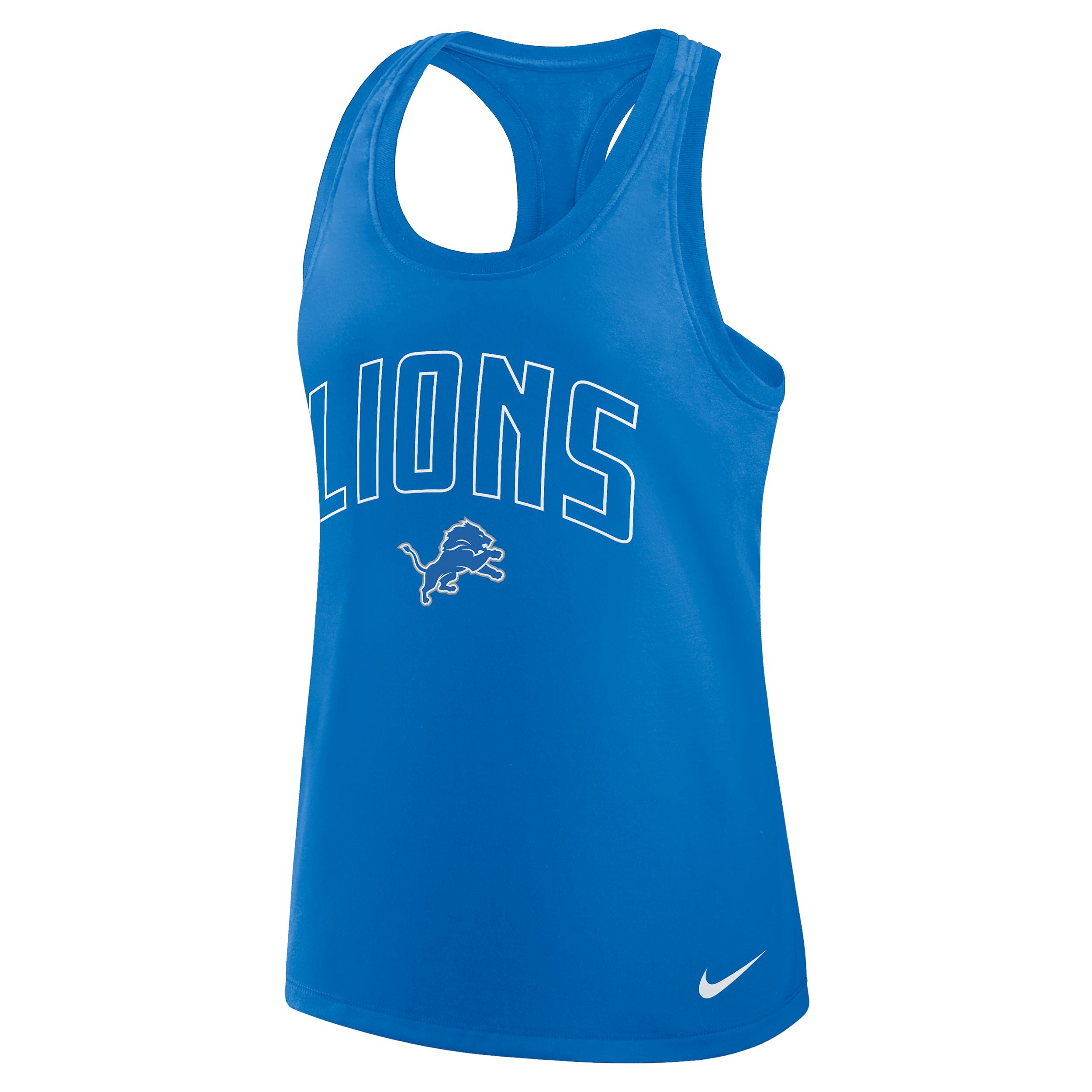 Detroit Lions Primetime Nike Women's Dri-FIT NFL Racerback Tank Top by NIKE