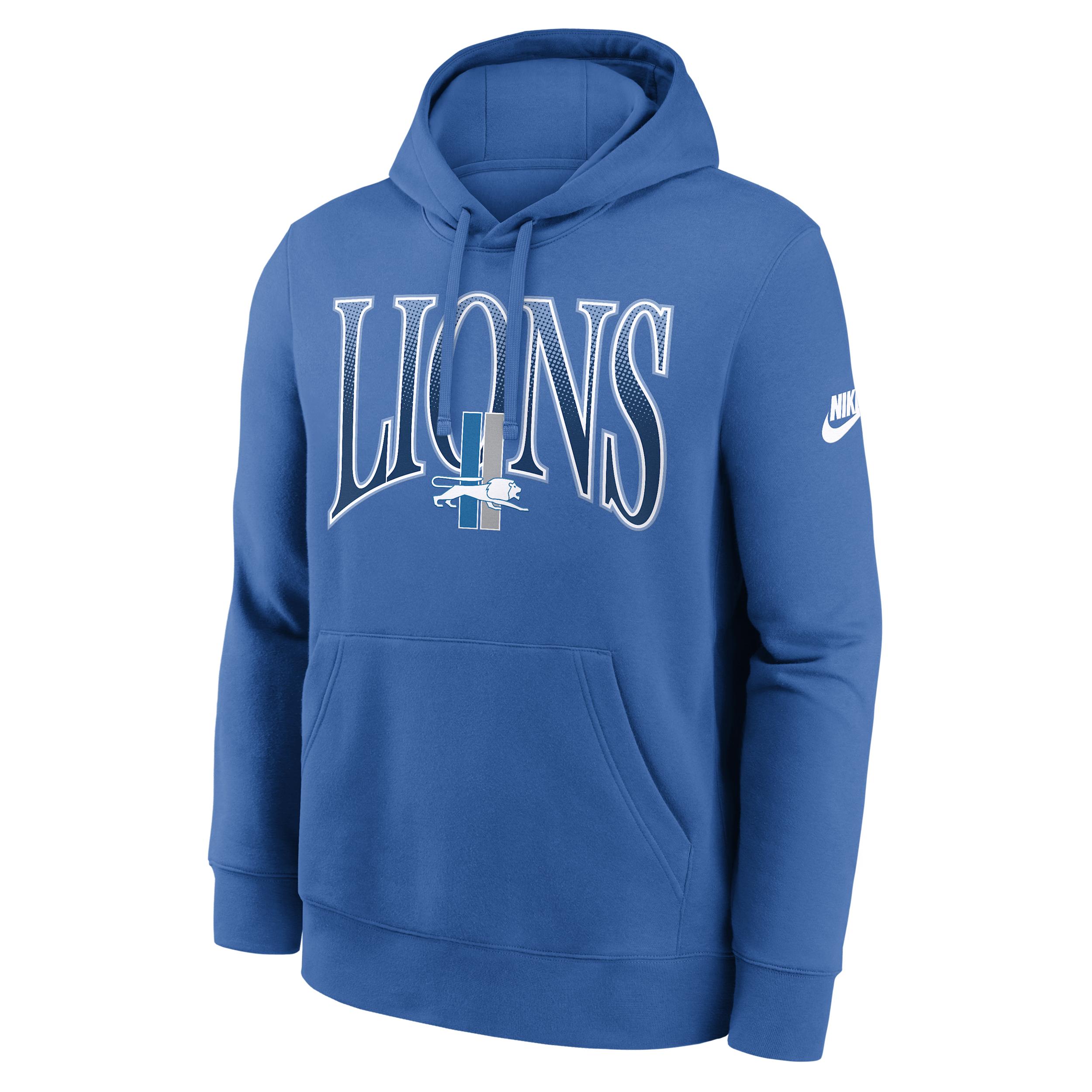 Detroit Lions Rewind Club Nike Men's NFL Pullover Hoodie by NIKE