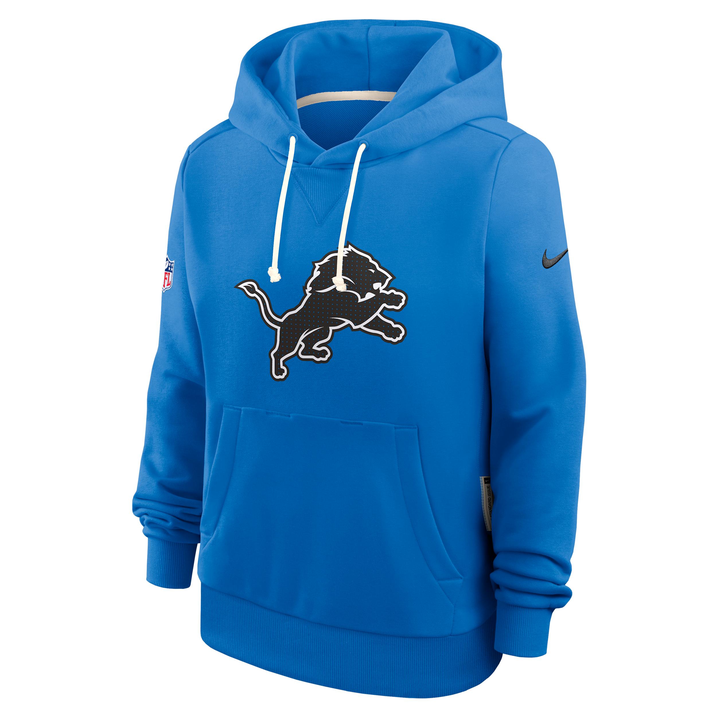 Detroit Lions Sideline Nike Women's Dri-FIT NFL Pullover Hoodie by NIKE