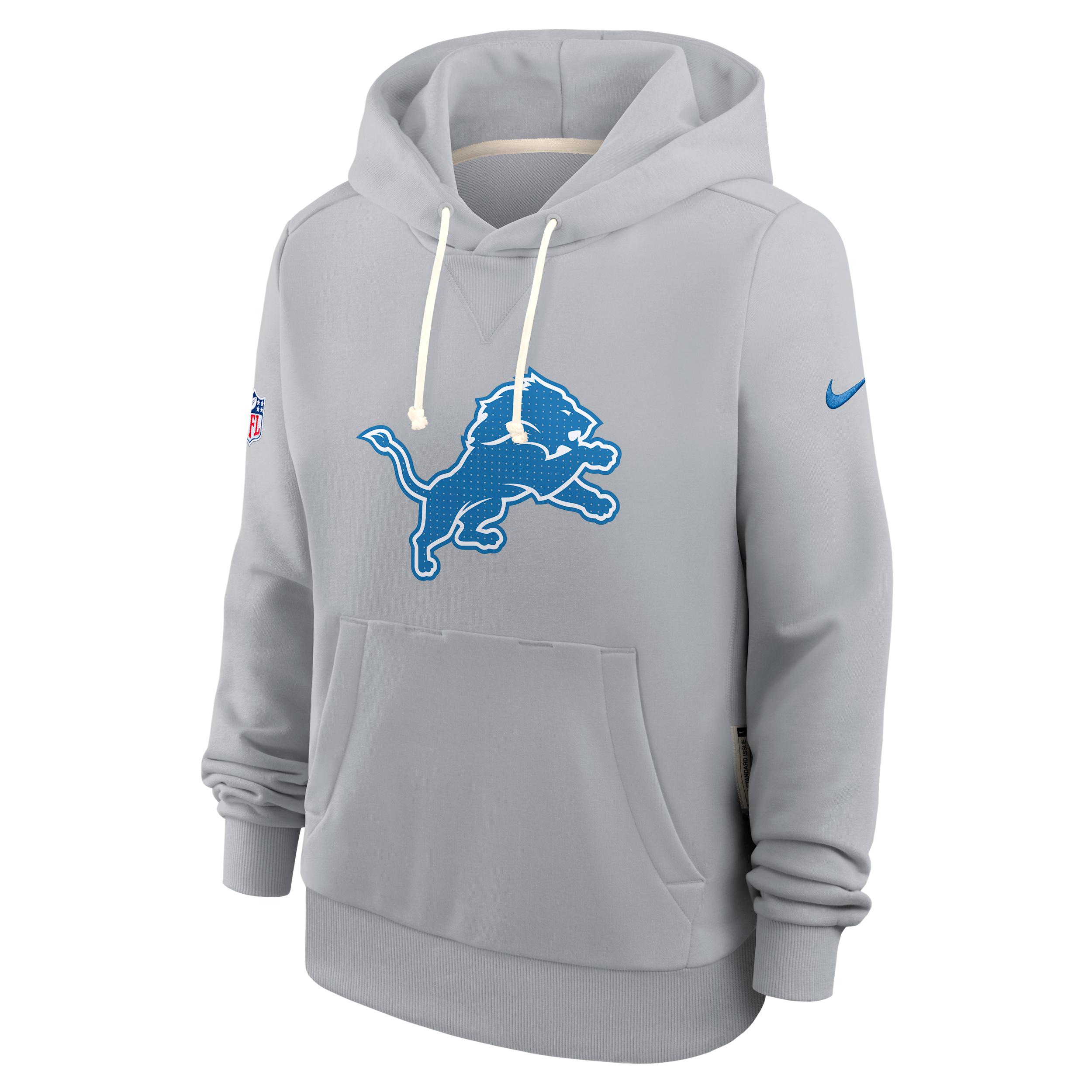 Detroit Lions Sideline Nike Women's Dri-FIT NFL Pullover Hoodie by NIKE