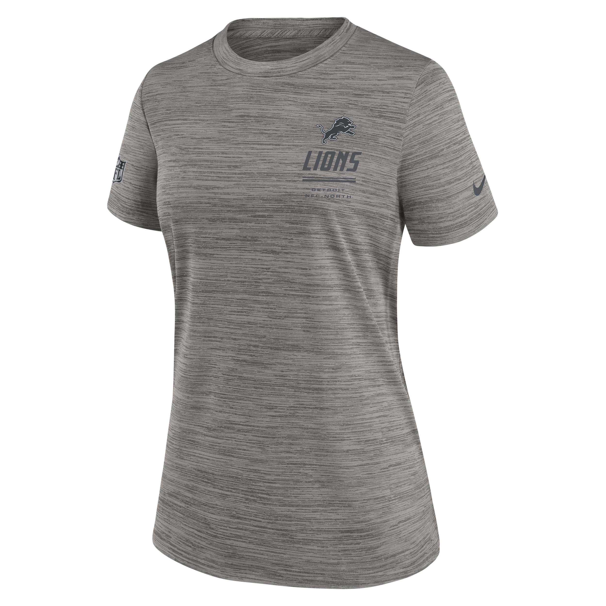 Detroit Lions Sideline Velocity Nike Women's Dri-FIT NFL T-Shirt by NIKE