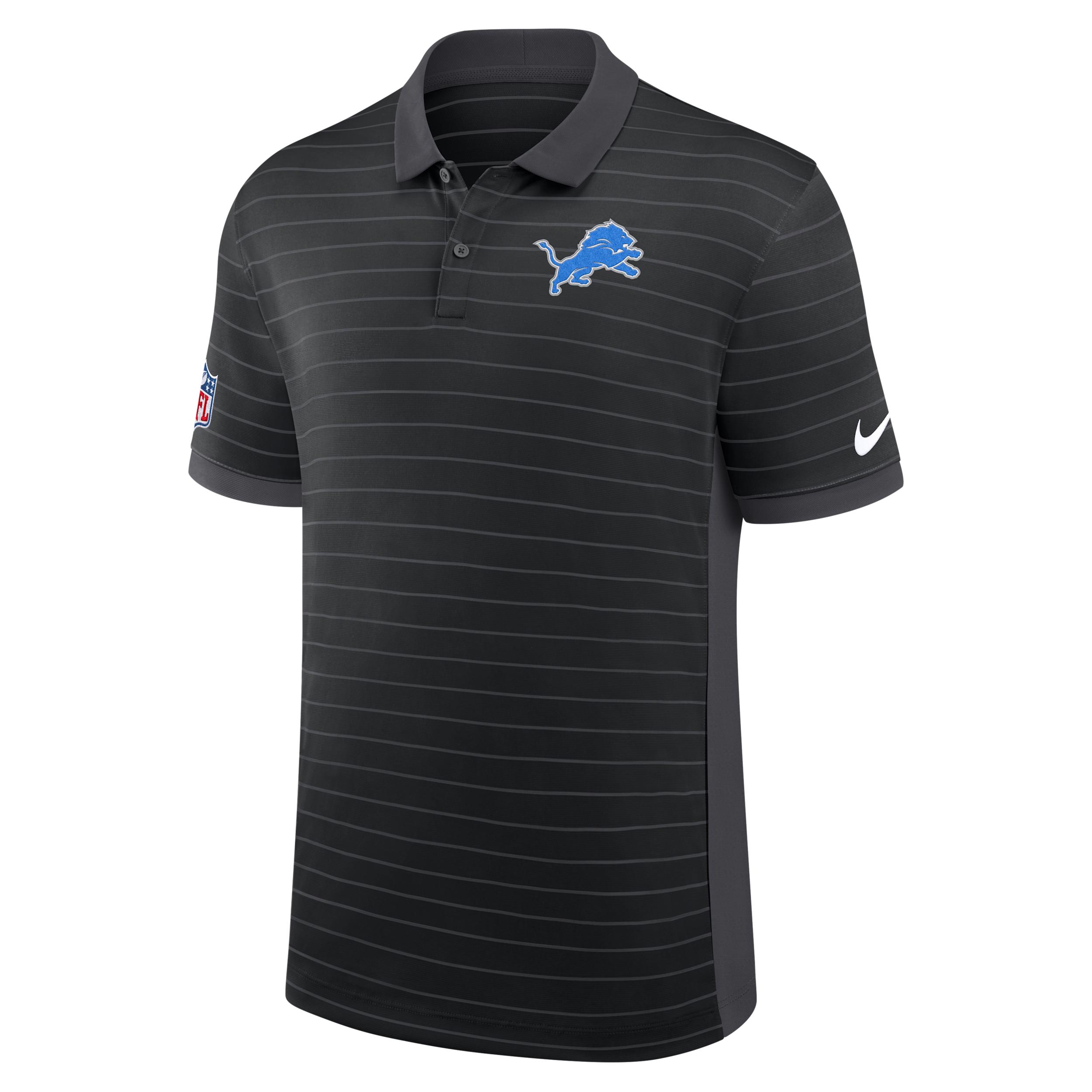 Detroit Lions Sideline Victory Stripe Nike Men's Dri-FIT NFL Polo by NIKE