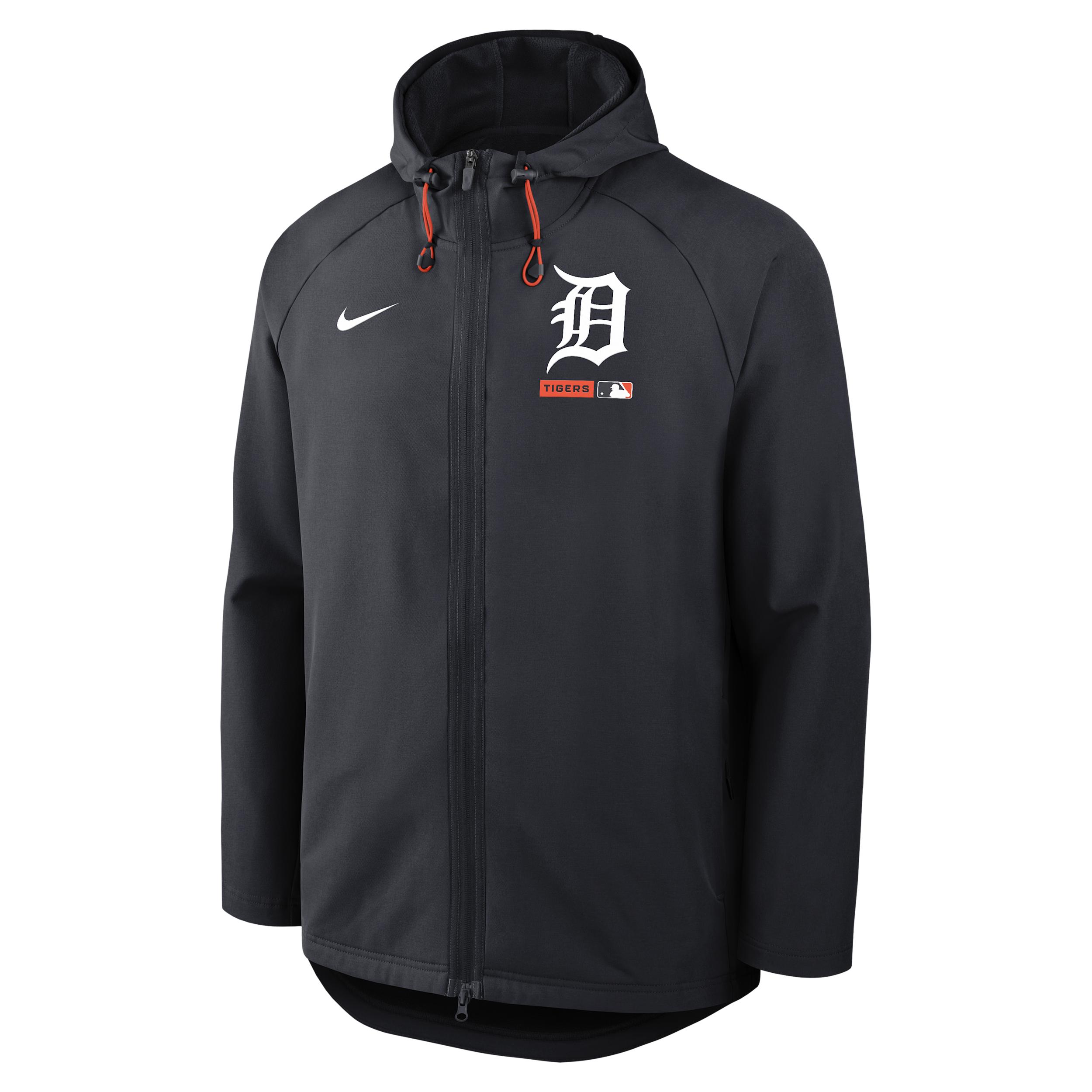 Detroit Tigers Authentic Collection Nike Men's Therma-FIT MLB Full-Zip Hooded Jacket by NIKE